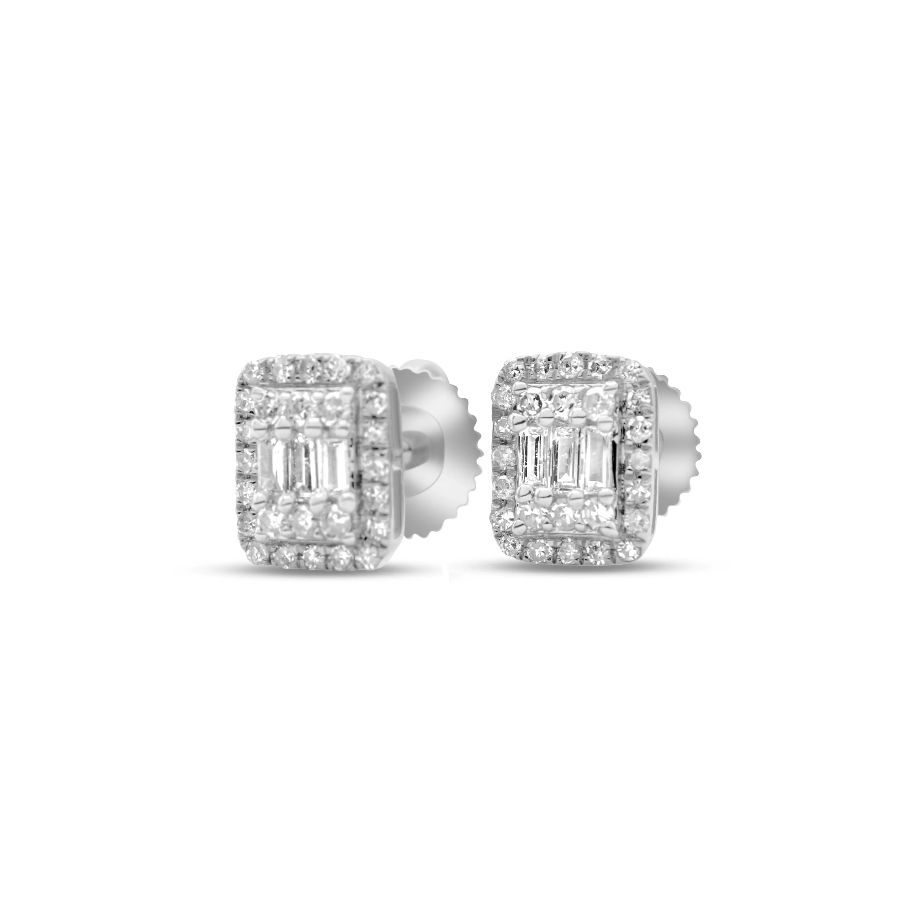 10K Gold Diamond Stud Earrings 0.23CT - Image 5