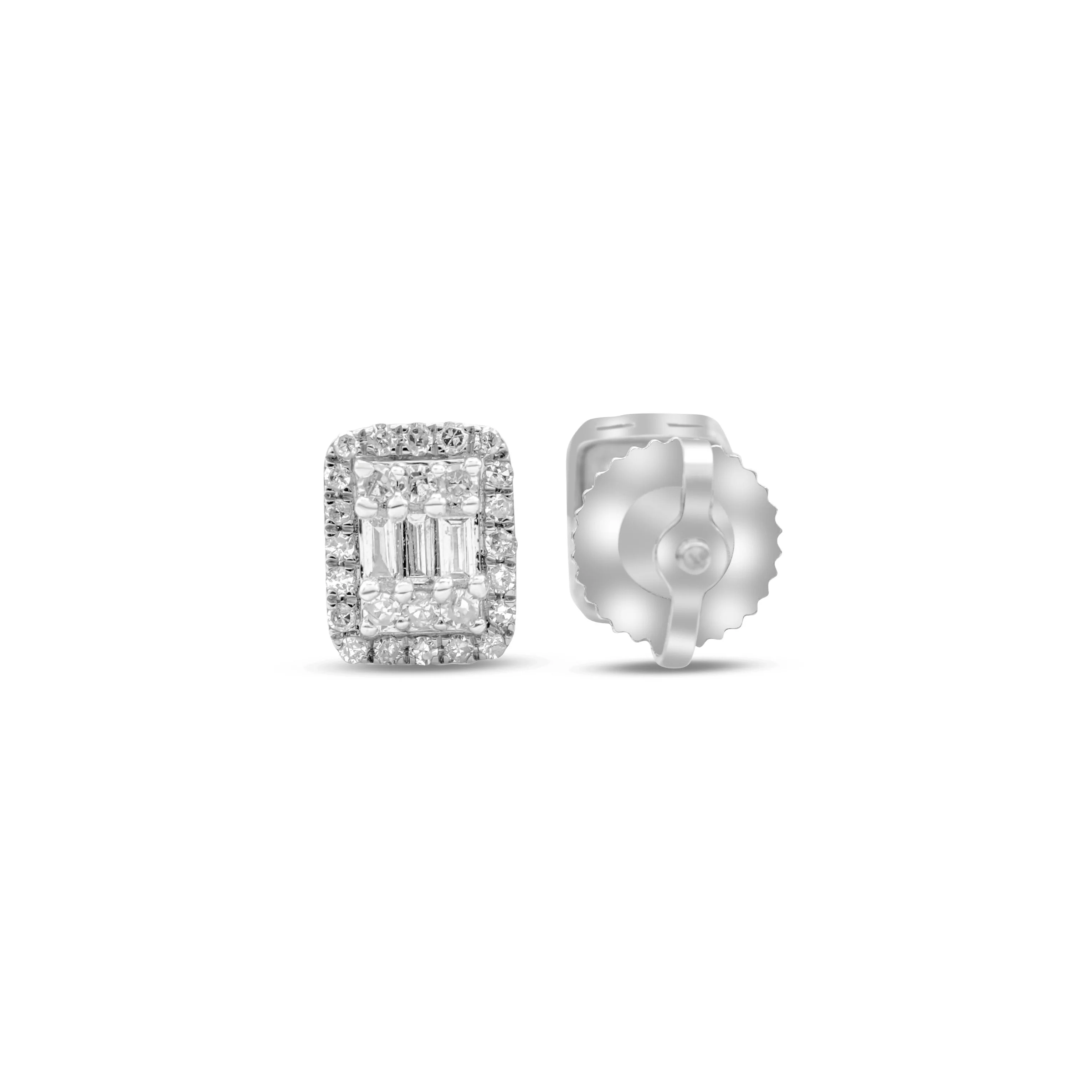 10K Gold Diamond Stud Earrings 0.23CT - Image 6