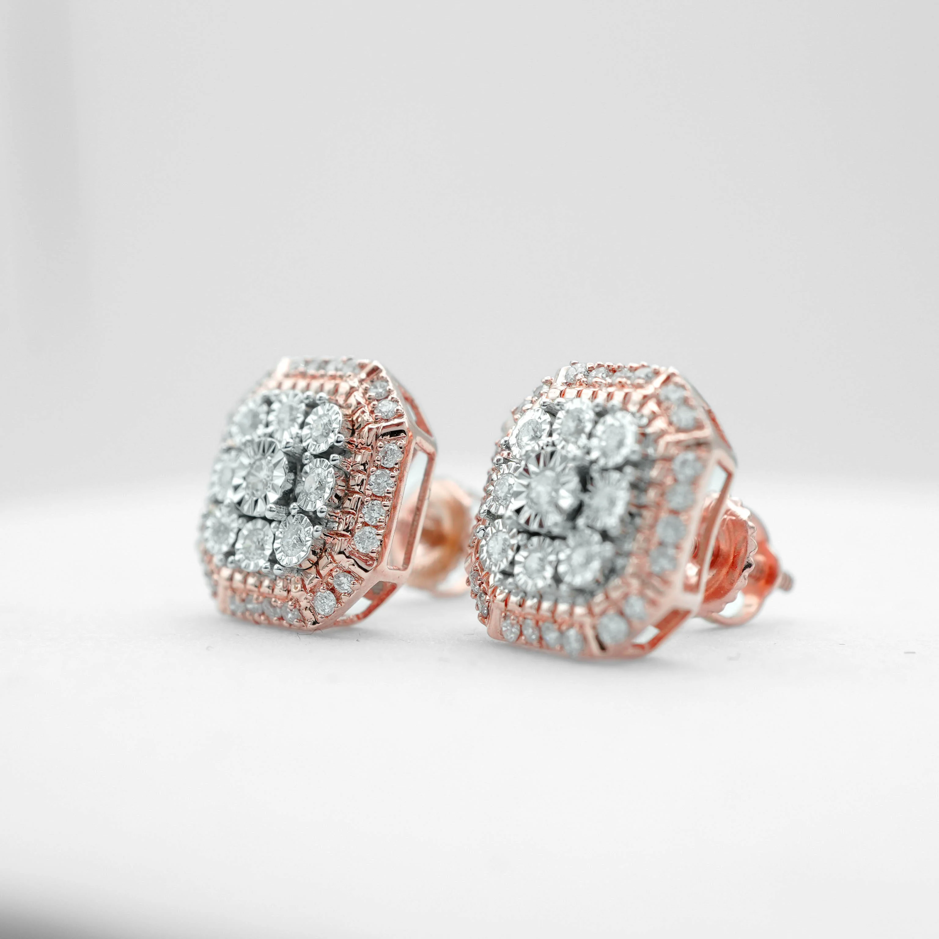 10K Gold Diamond Stud Earrings 0.30 CT - Image 12