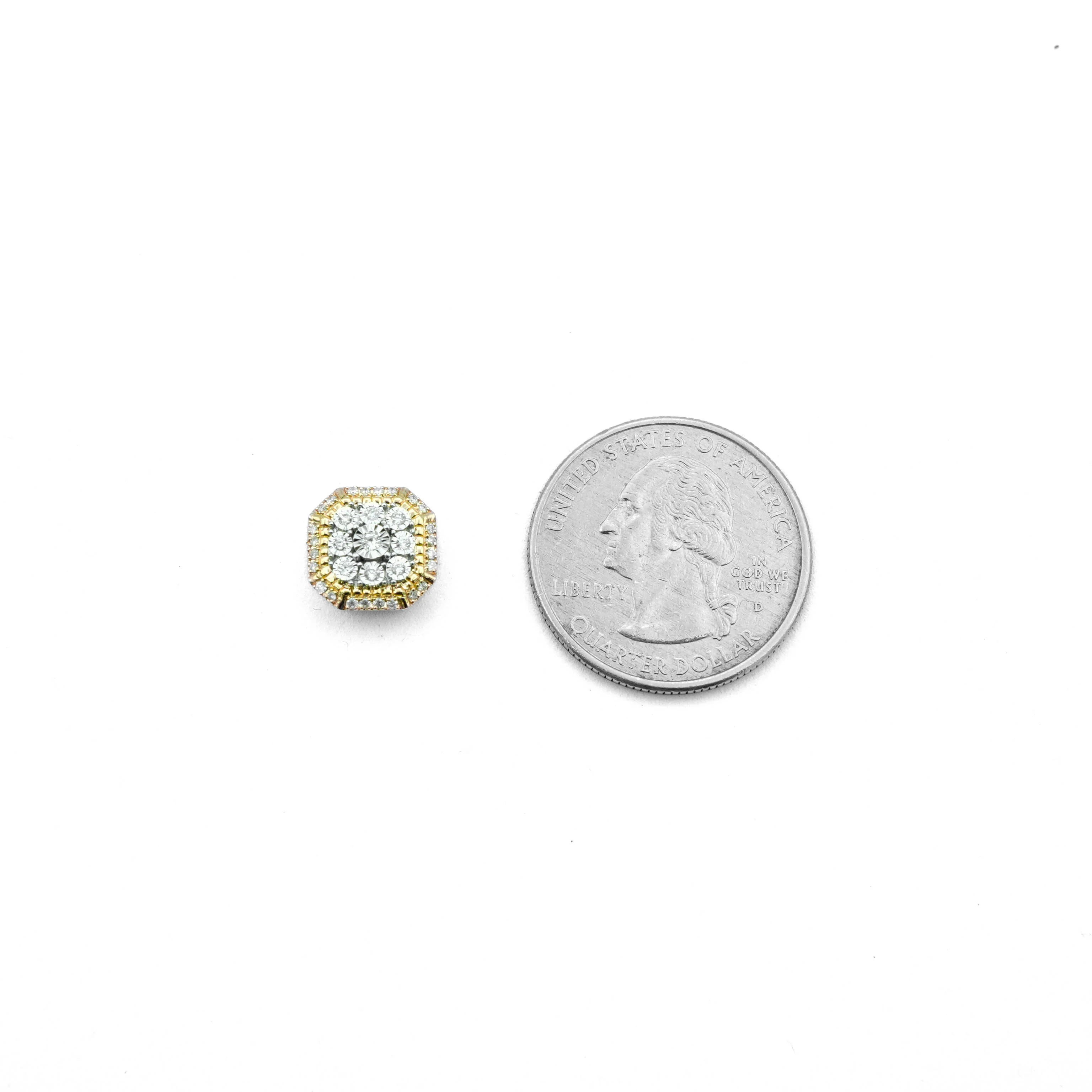 10K Gold Diamond Stud Earrings 0.30 CT - Image 5