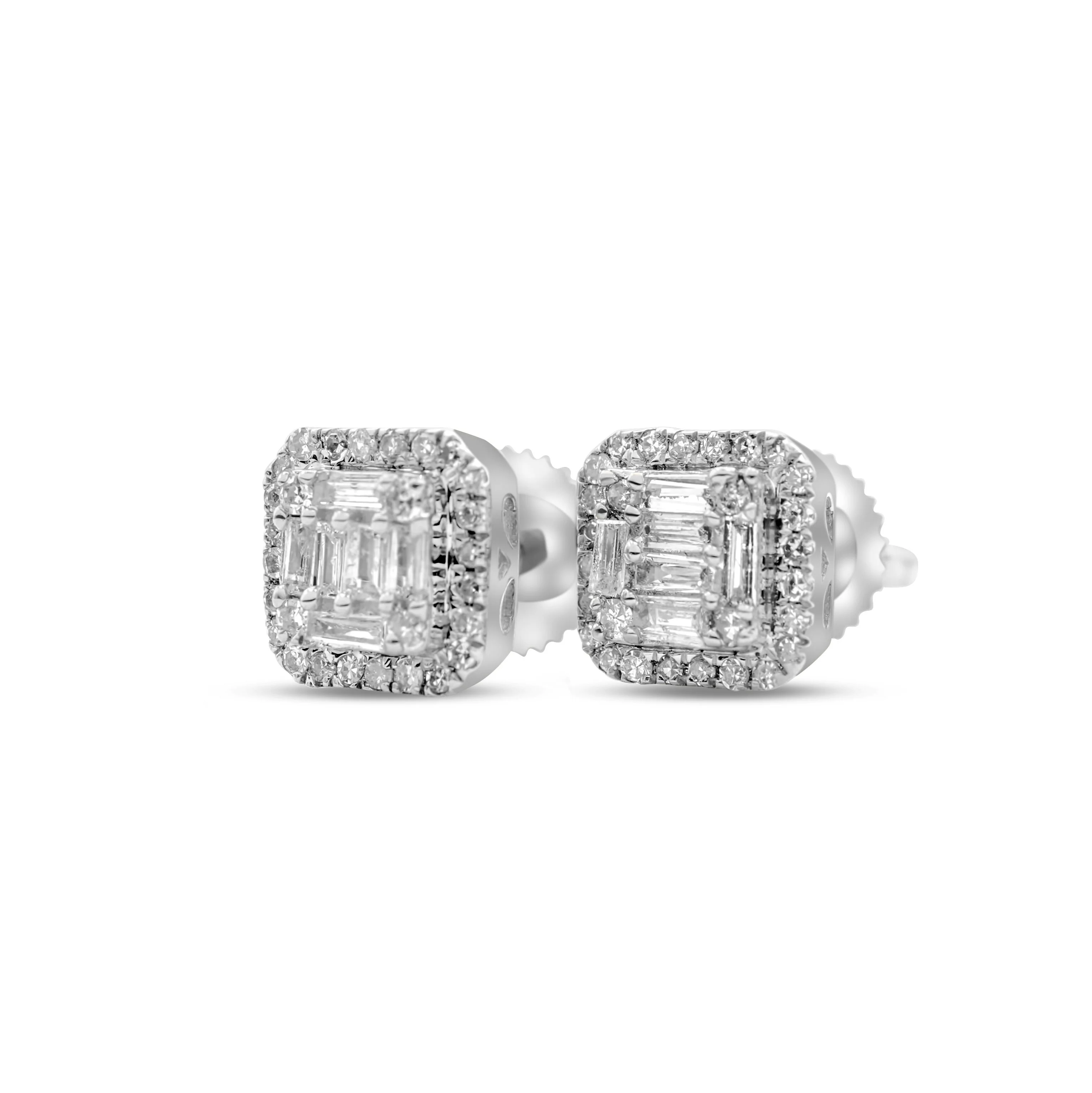 10K Gold Diamond Stud Earrings 0.31 ct - Image 5