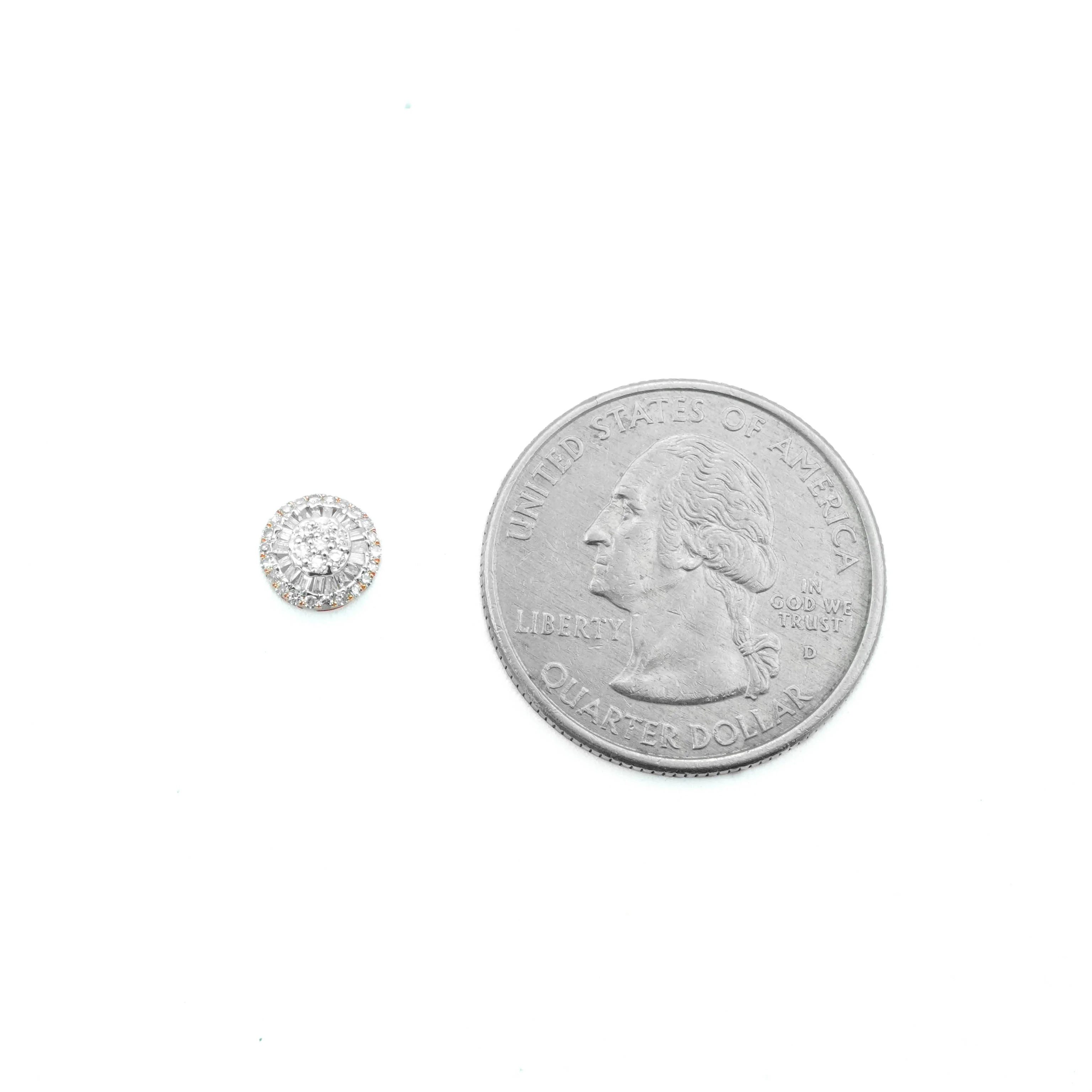 10K Gold Diamond Stud Earrings 0.32 CT - Image 15