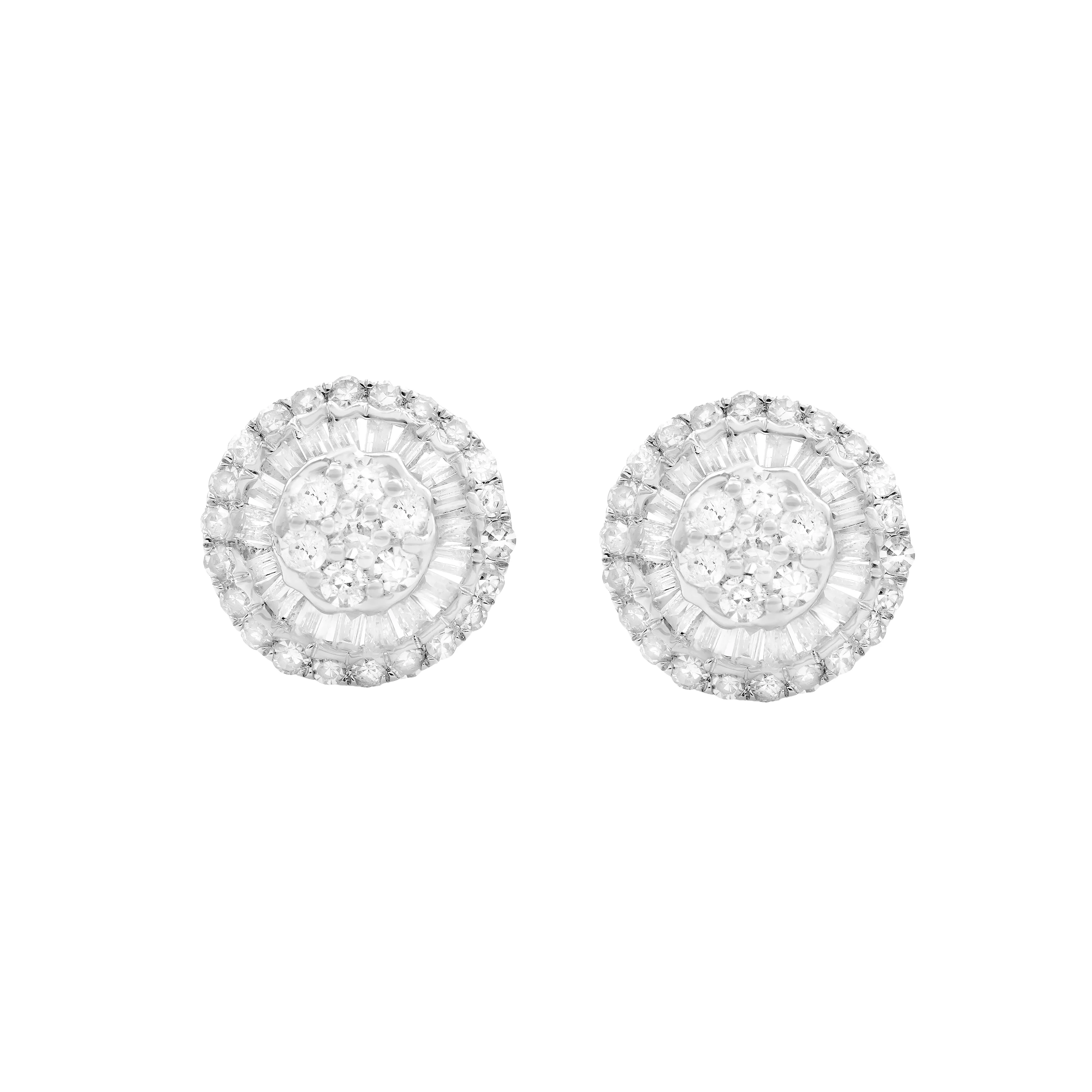 10K Gold Diamond Stud Earrings 0.32 CT - Image 6