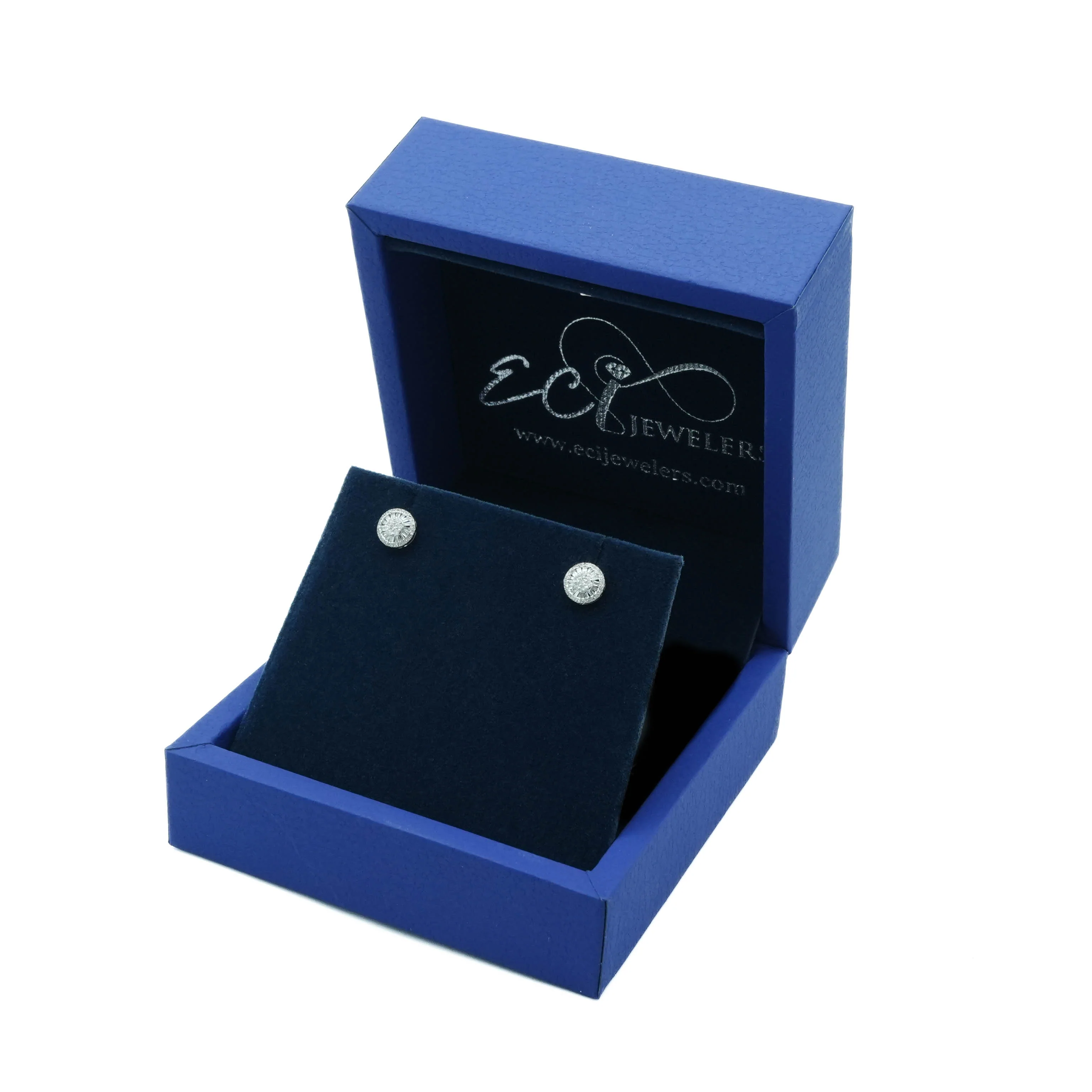 10K Gold Diamond Stud Earrings 0.32 CT - Image 7