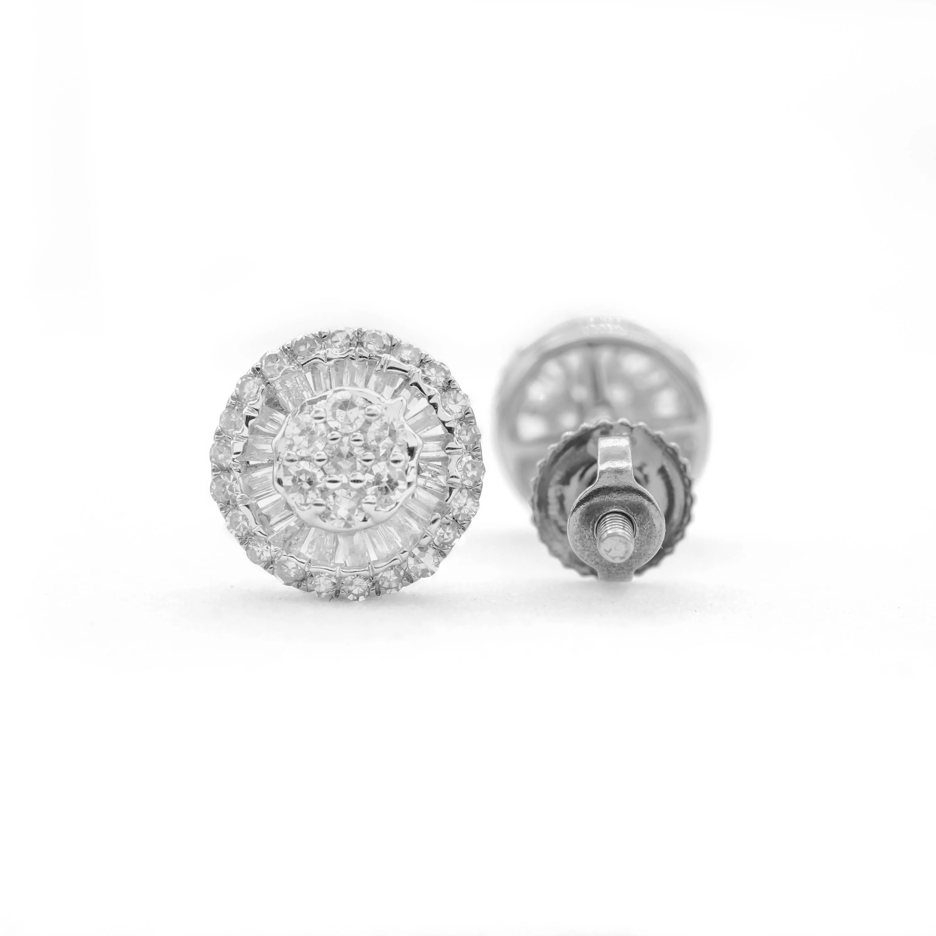10K Gold Diamond Stud Earrings 0.32 CT - Image 9