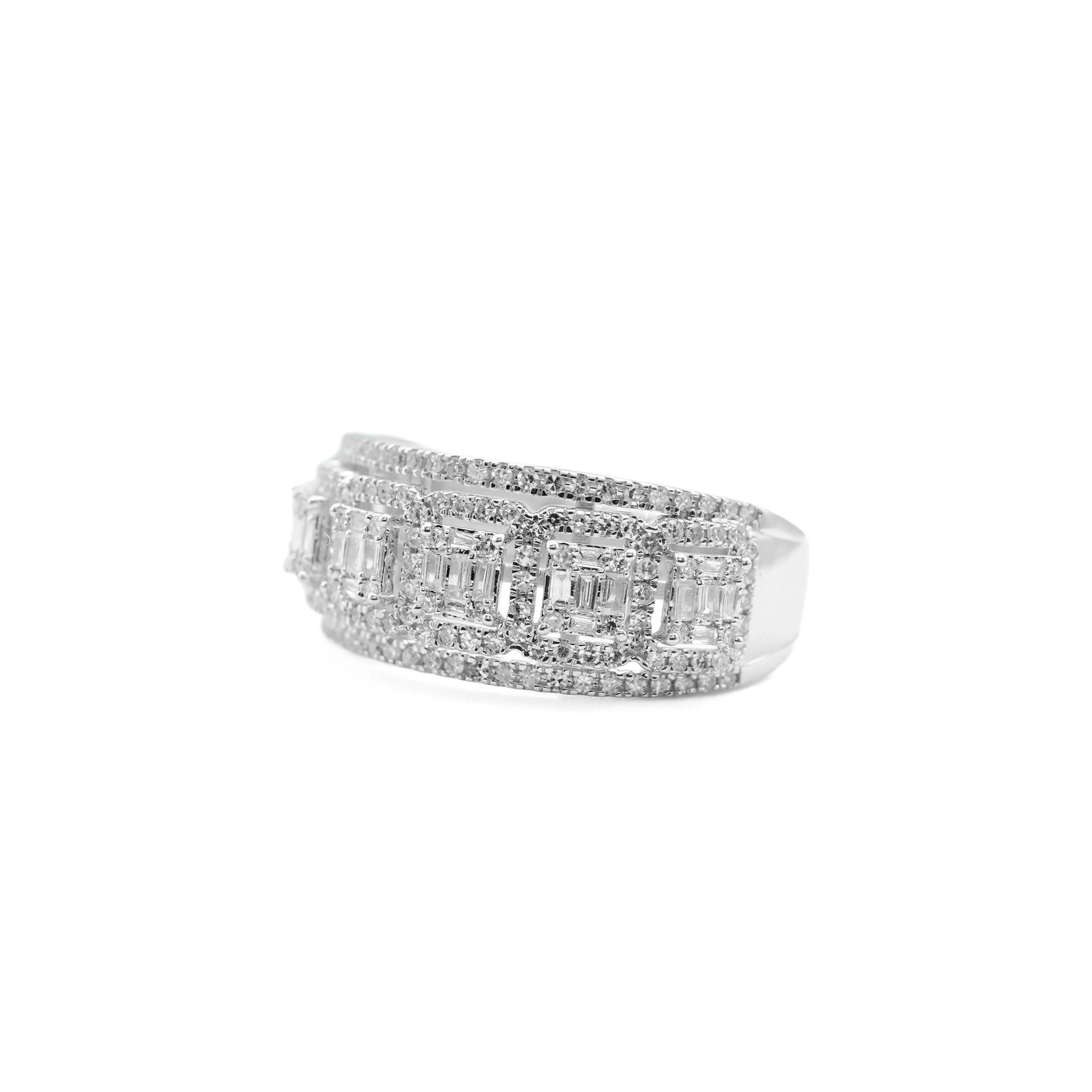10K Gold Men's Diamond Ring 0.98 CT - Image 5