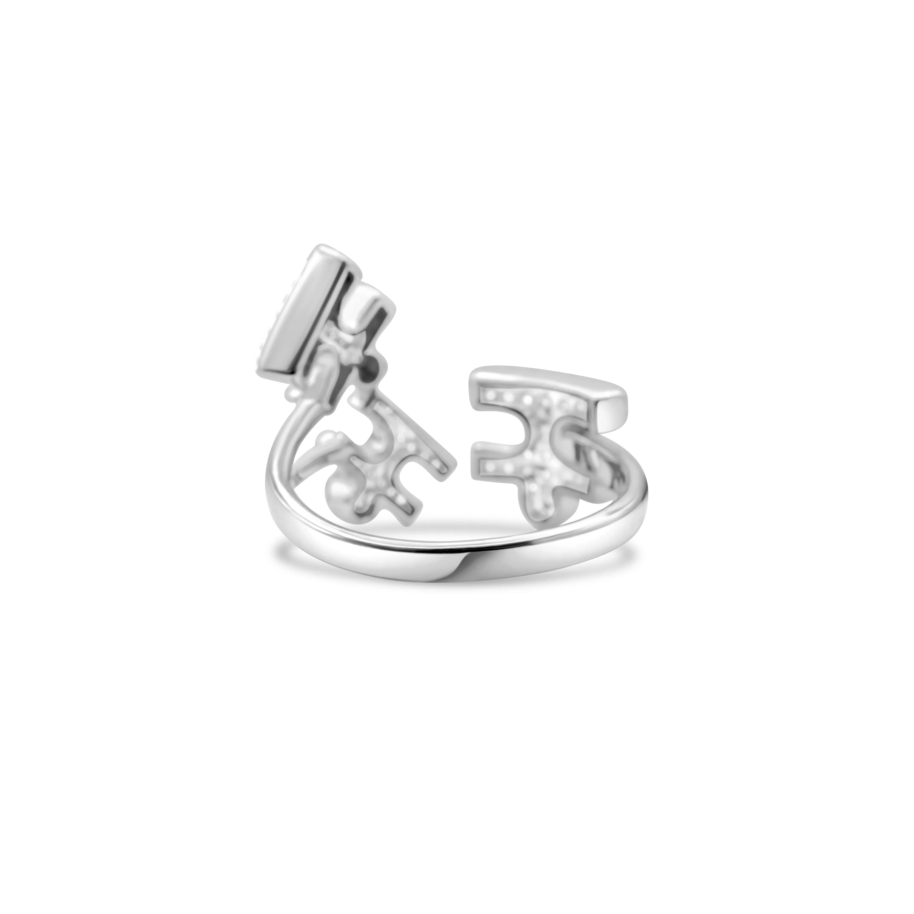 10K Gold Puzzle Diamond Ring 0.43 CT - Image 8