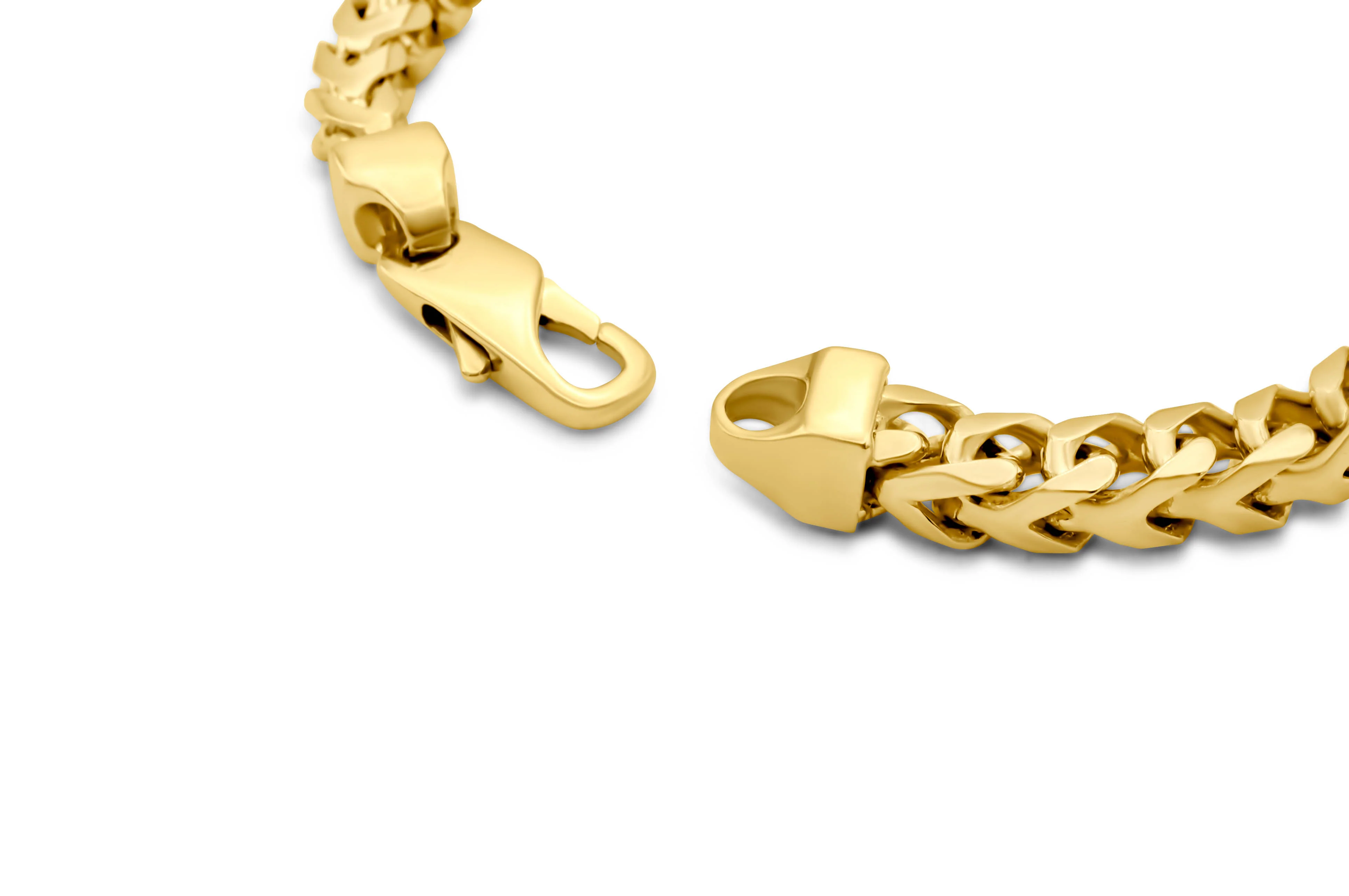 14K Yellow Gold Cuban Bracelet - Image 3