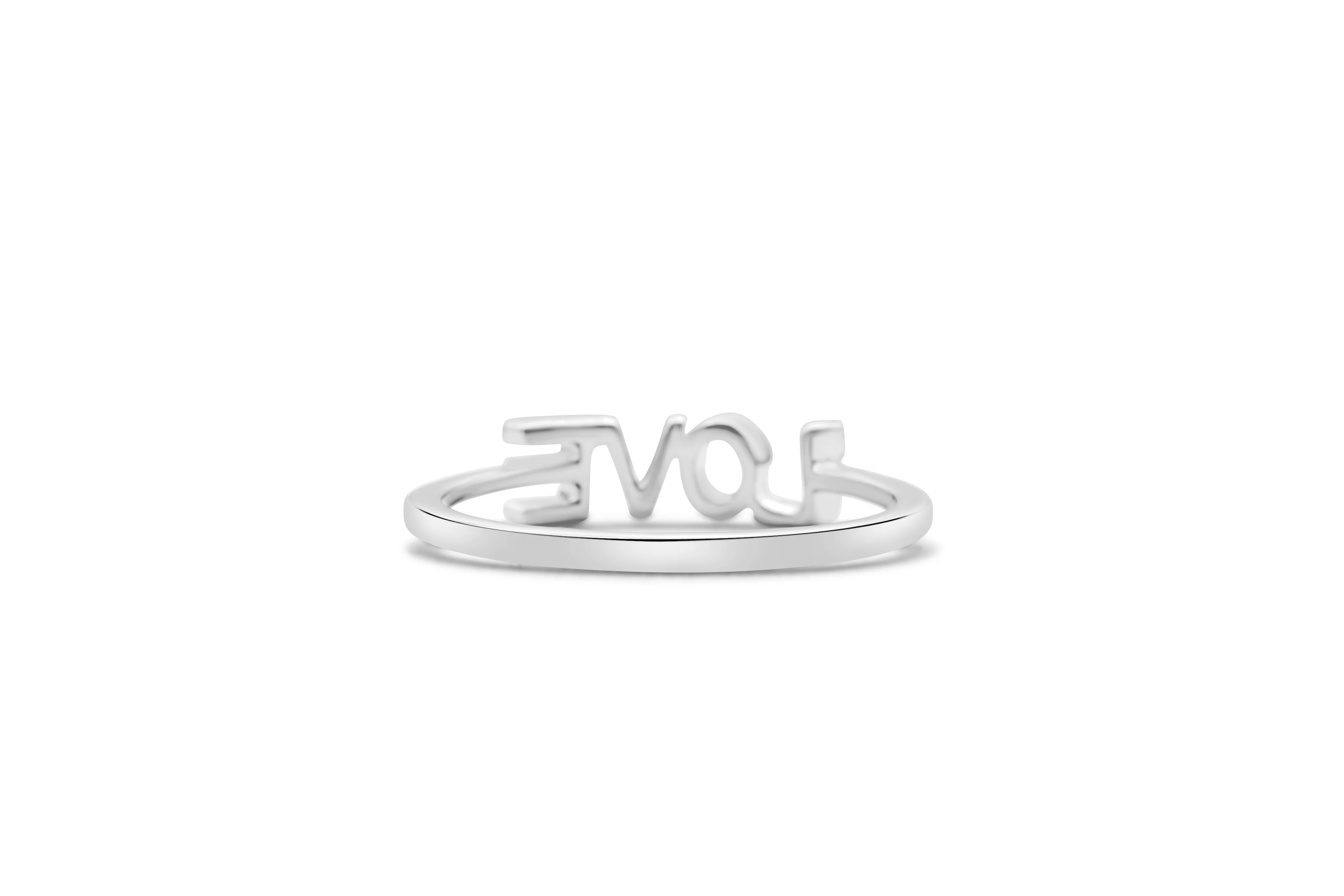 14K Gold LOVE Diamond Ring 0.21 CT - Image 6