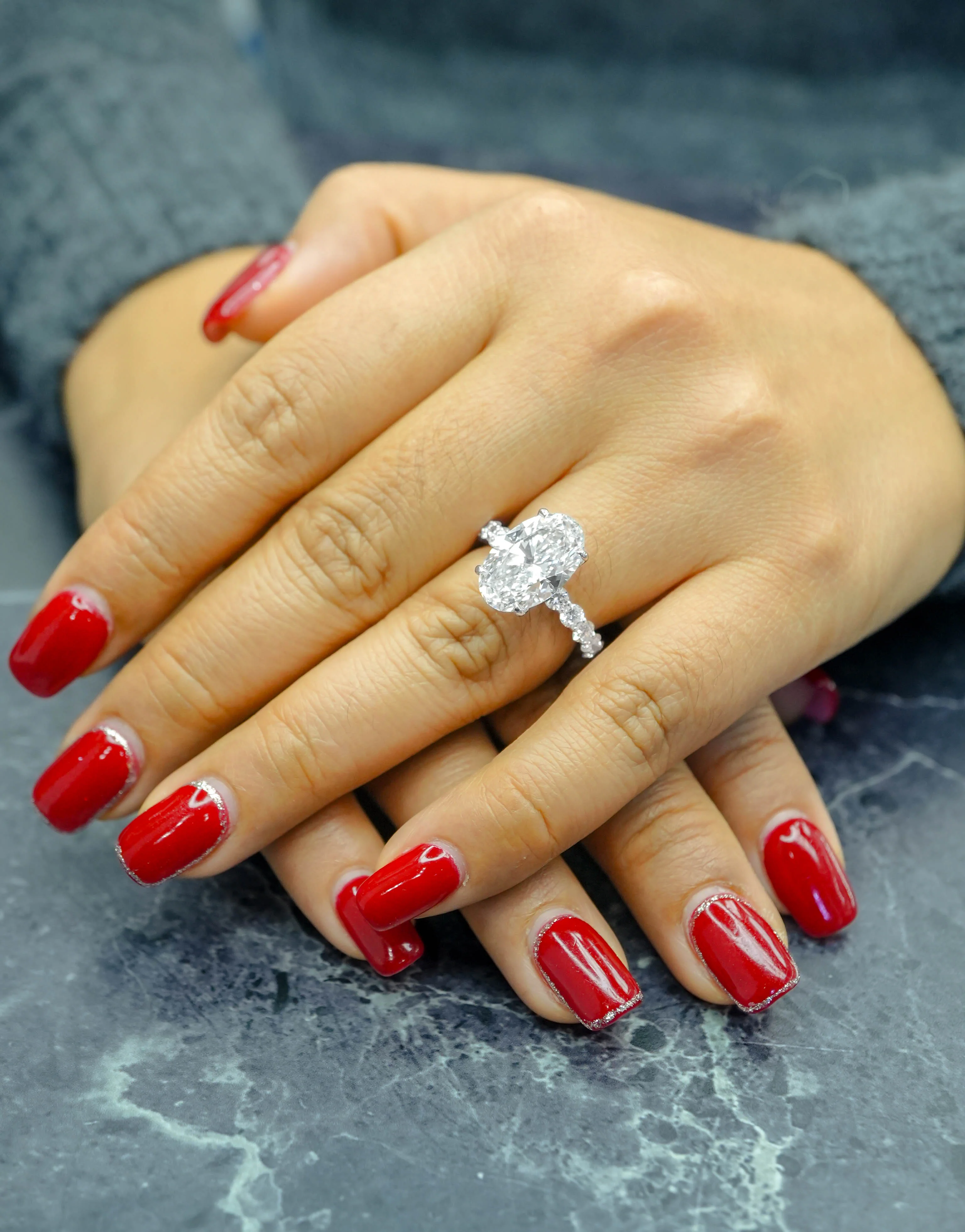 14K Gold Custom Engagement Ring - Image 14