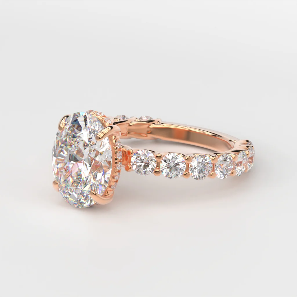 14K Gold Custom Engagement Ring - Image 19