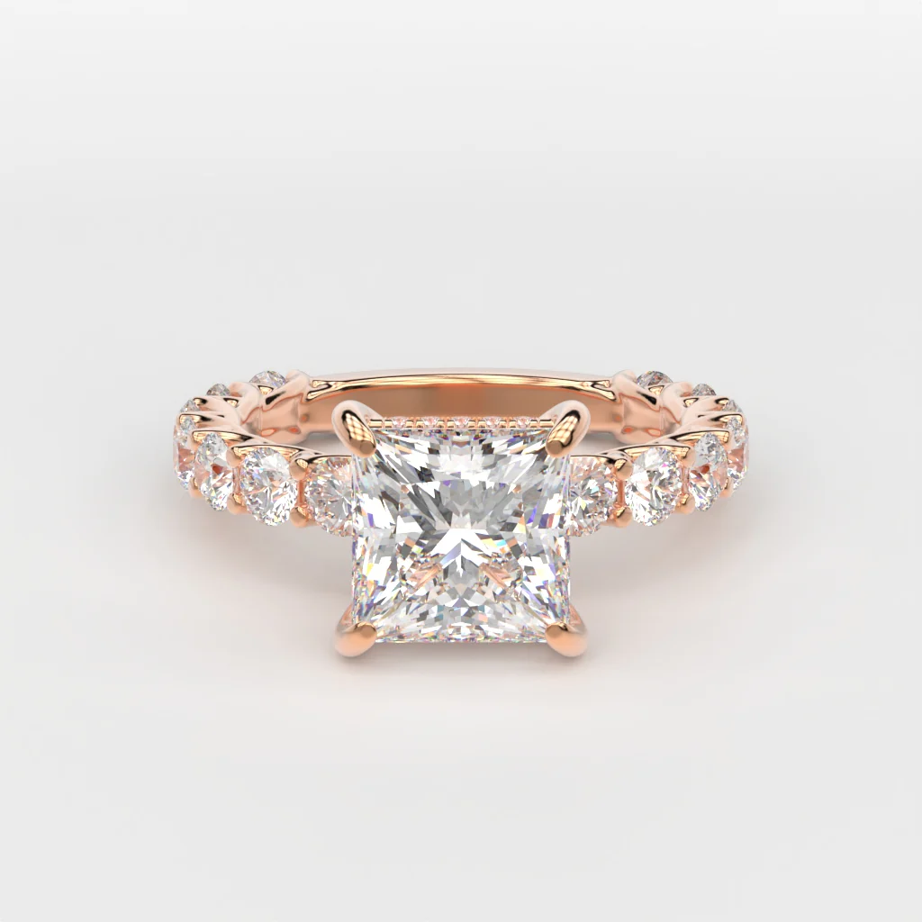 14K Gold Custom Engagement Ring - Image 20