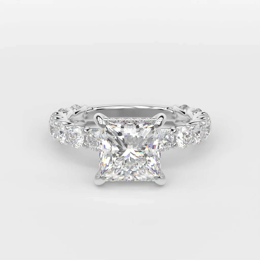14K Gold Custom Engagement Ring - Image 21