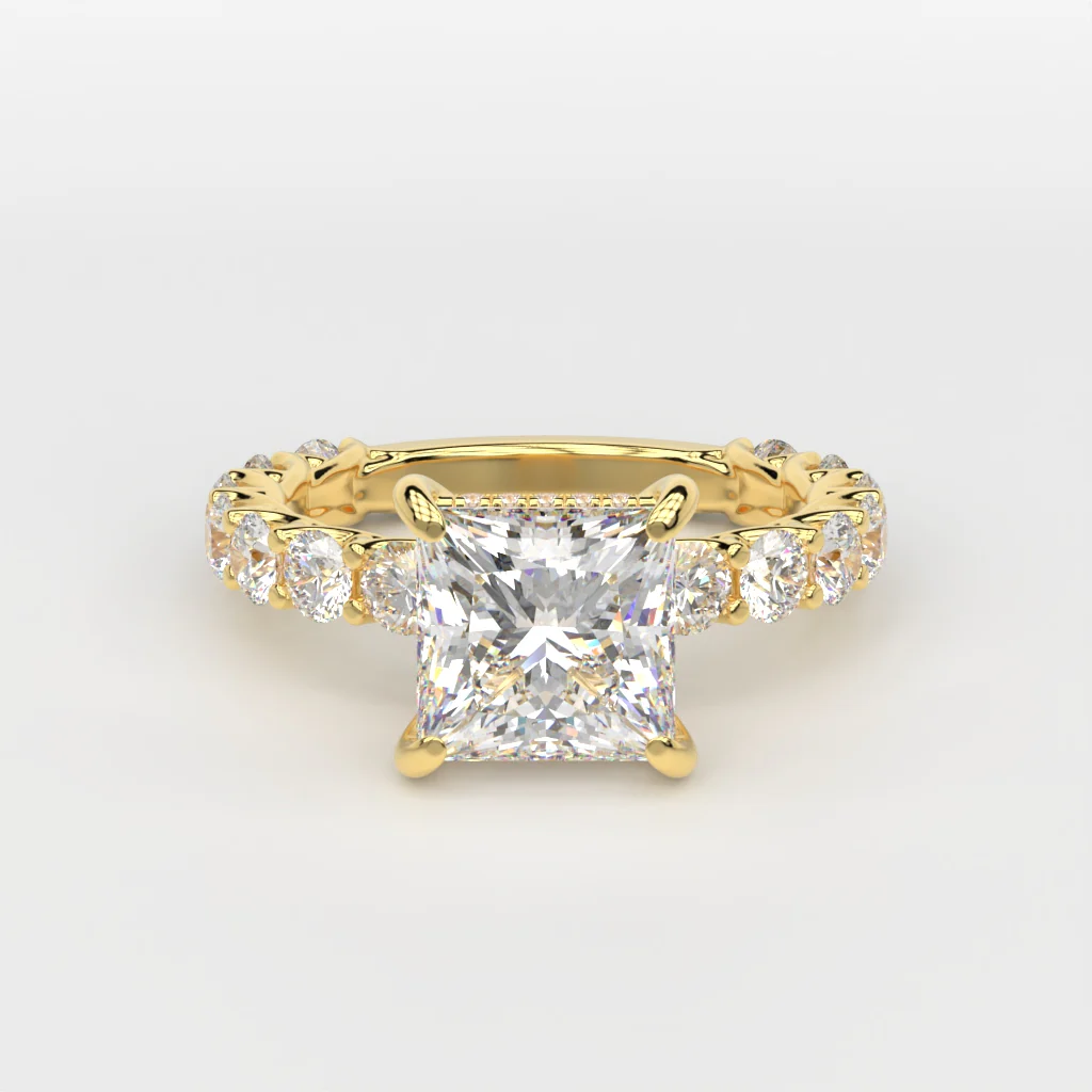 14K Gold Custom Engagement Ring - Image 22
