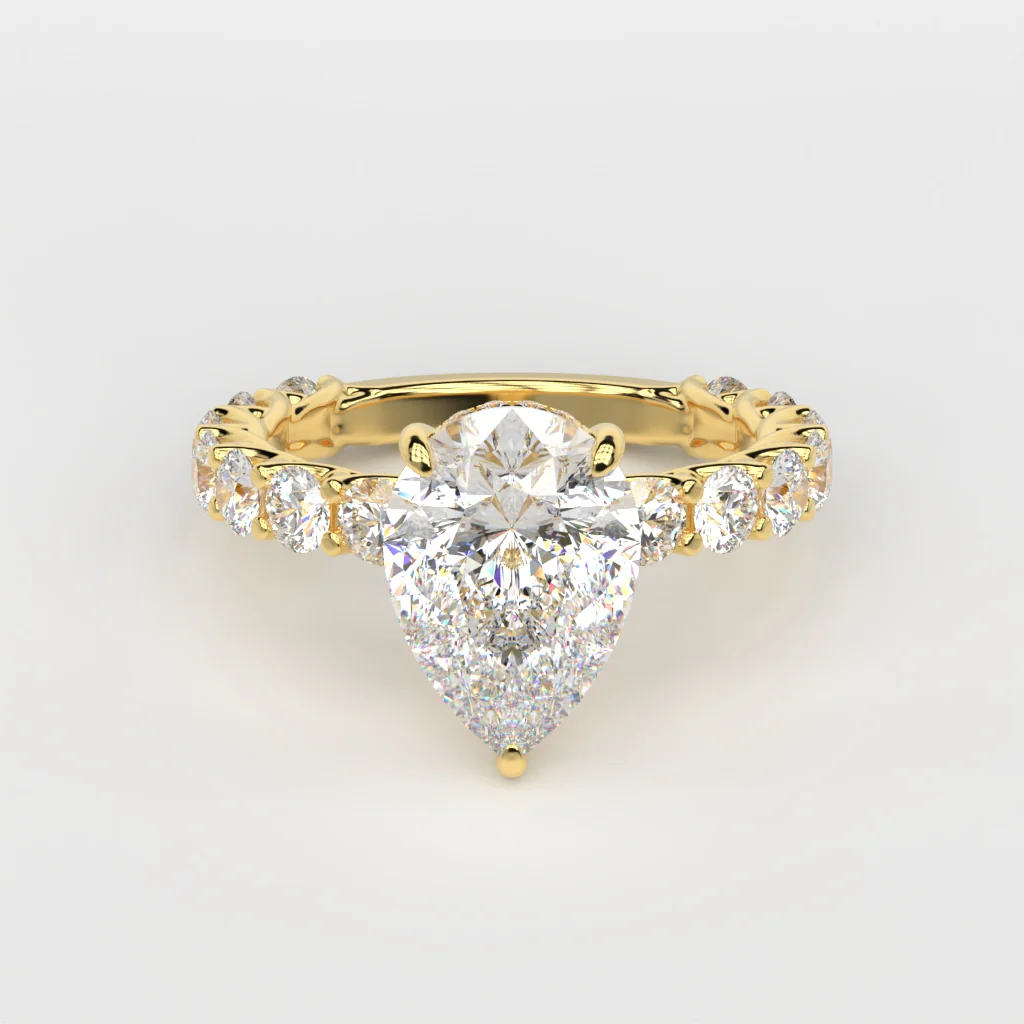 14K Gold Custom Engagement Ring - Image 23