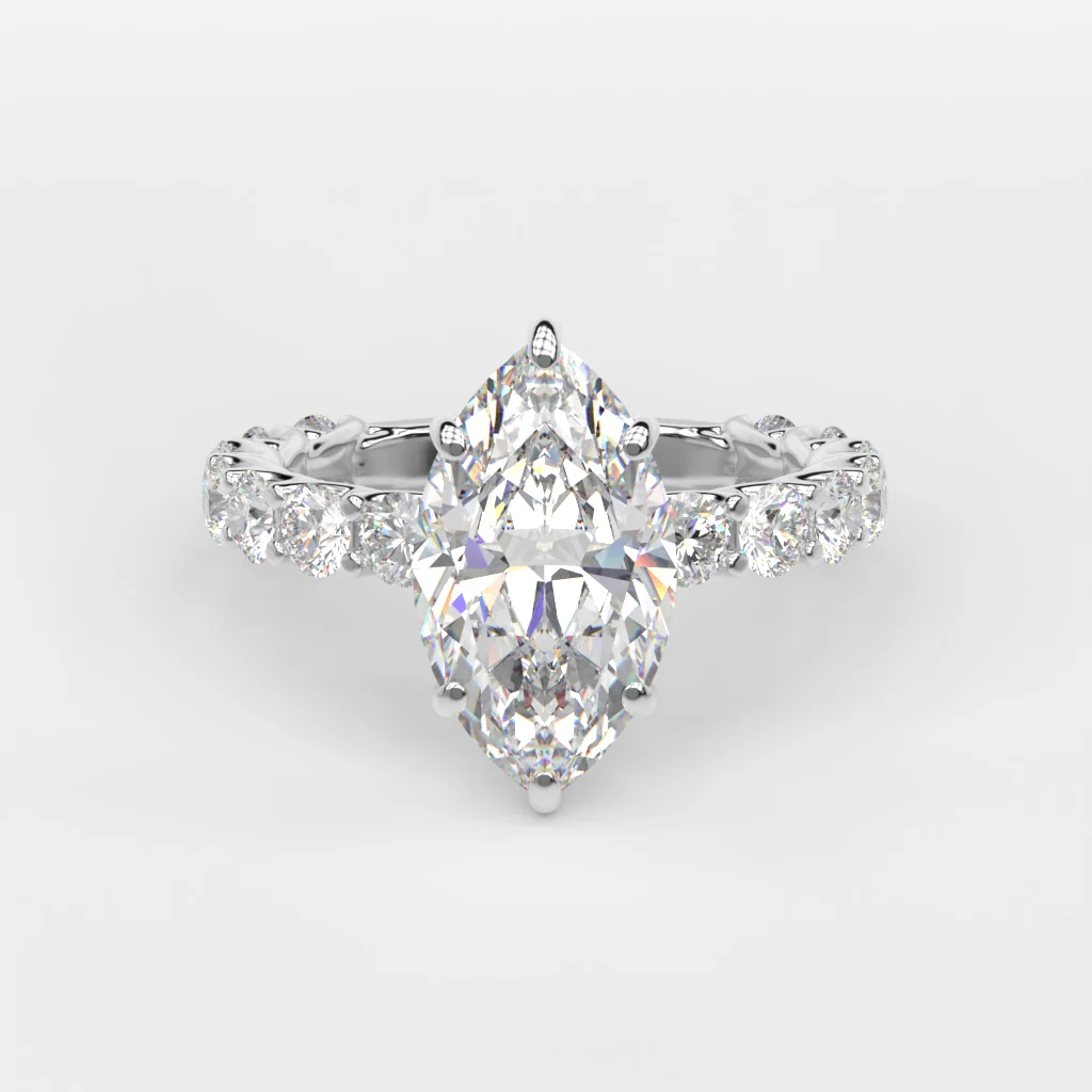 14K Gold Custom Engagement Ring - Image 26