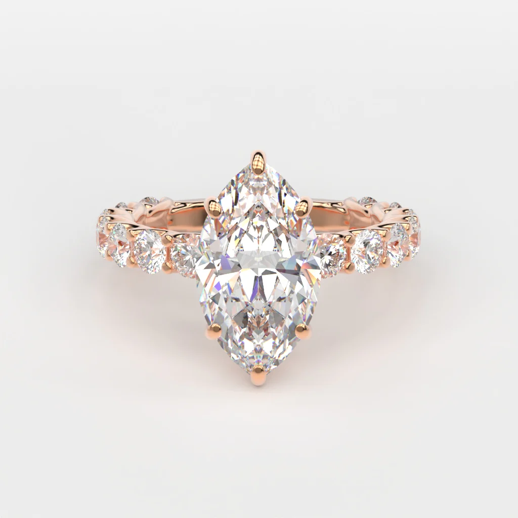 14K Gold Custom Engagement Ring - Image 27