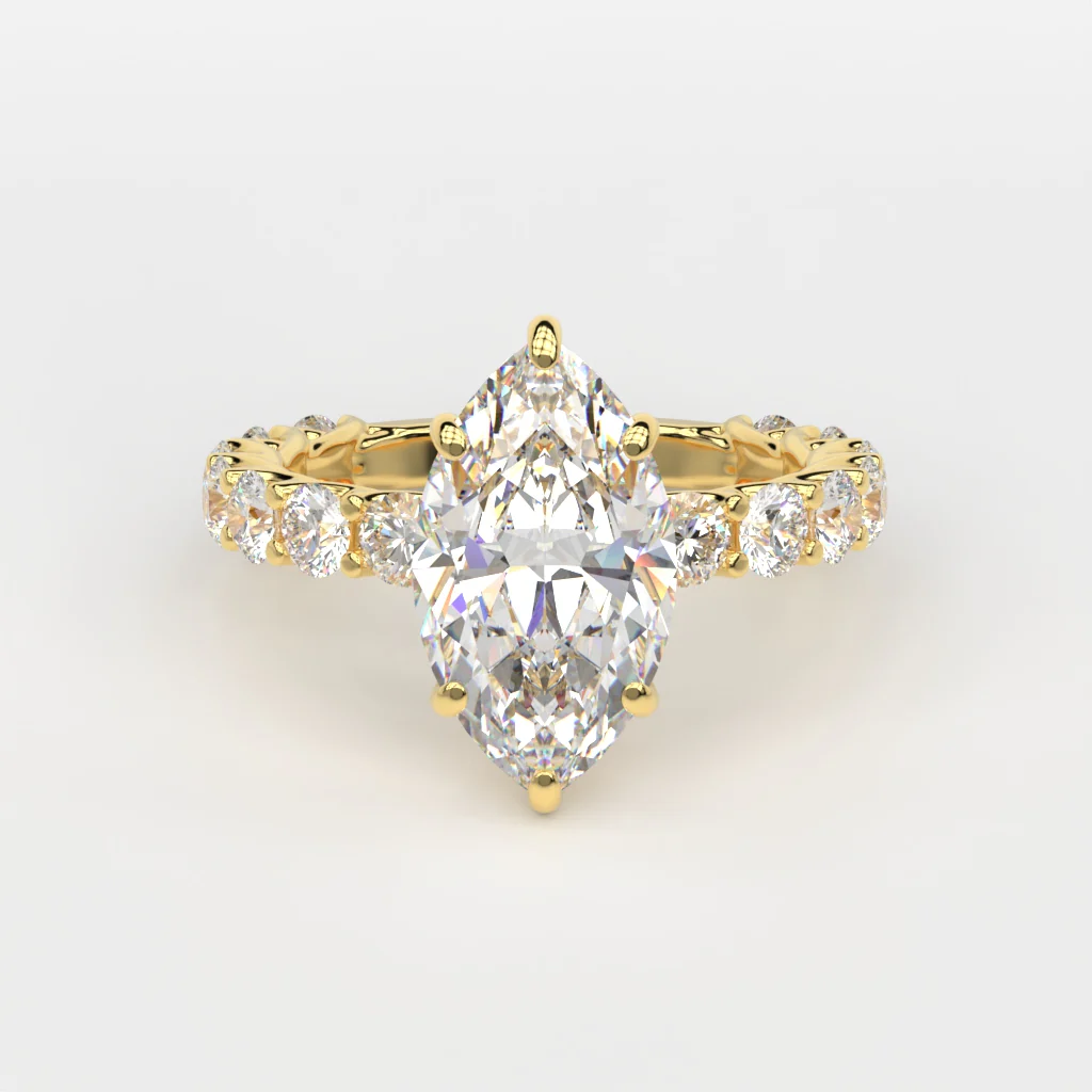 14K Gold Custom Engagement Ring - Image 28