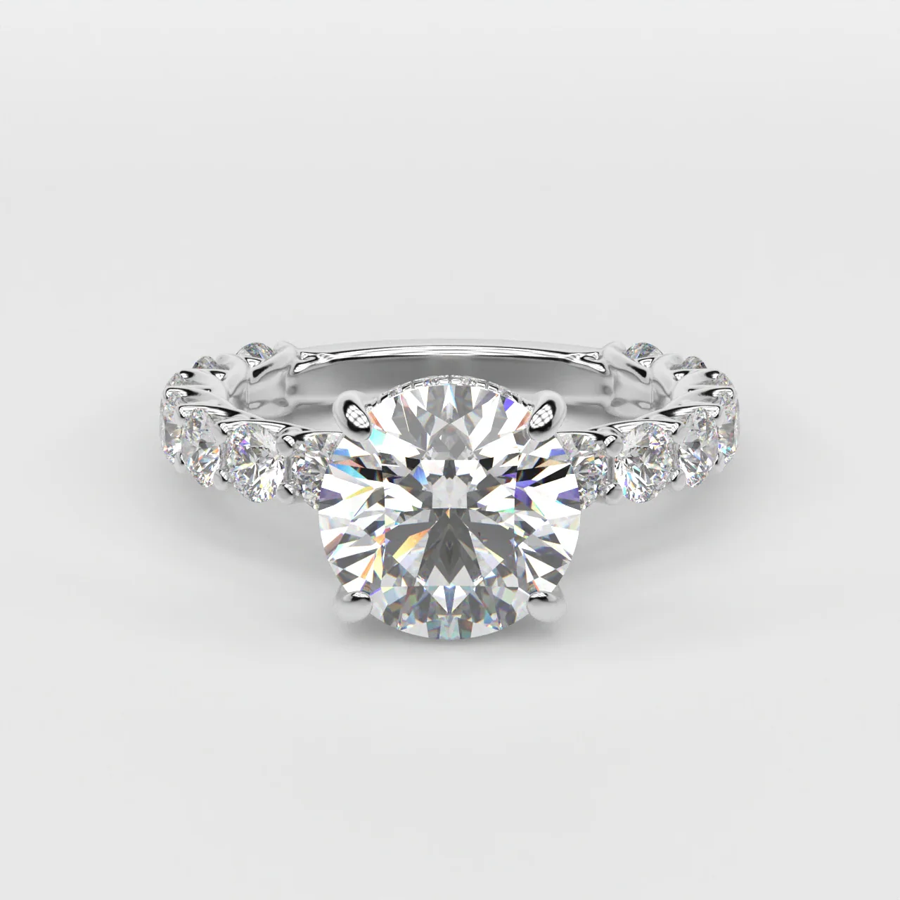 14K Gold Custom Engagement Ring - Image 4