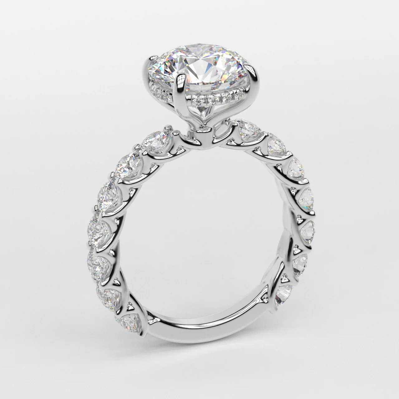 14K Gold Custom Engagement Ring - Image 5