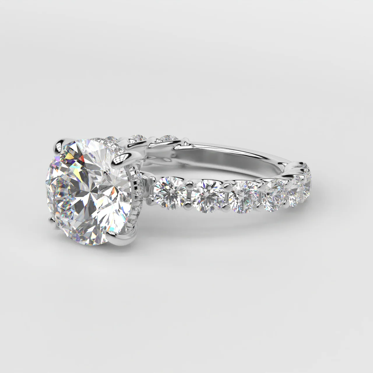 14K Gold Custom Engagement Ring - Image 6