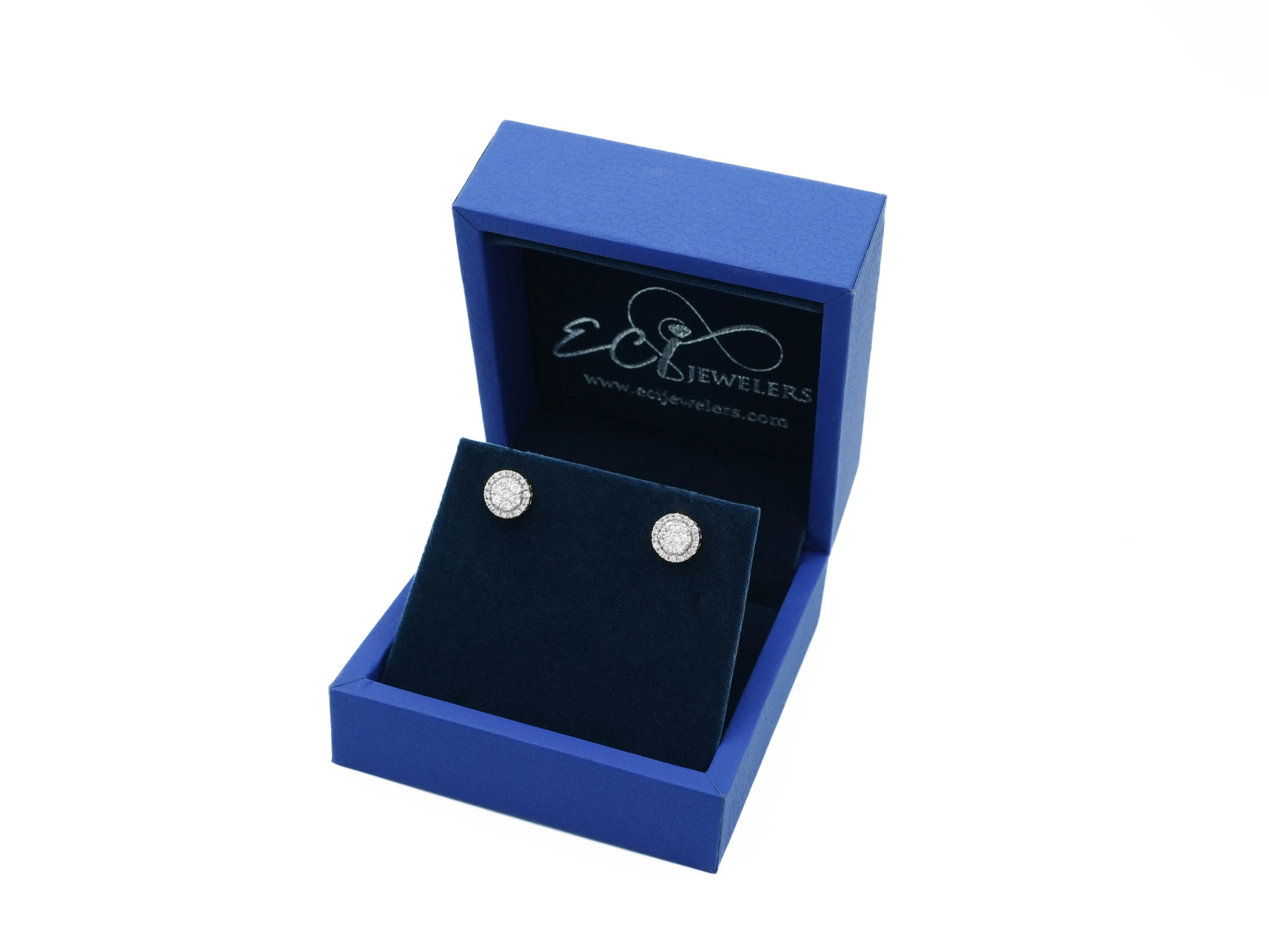 14K Gold Diamond Stud Earrings 0.75 CT - Image 6