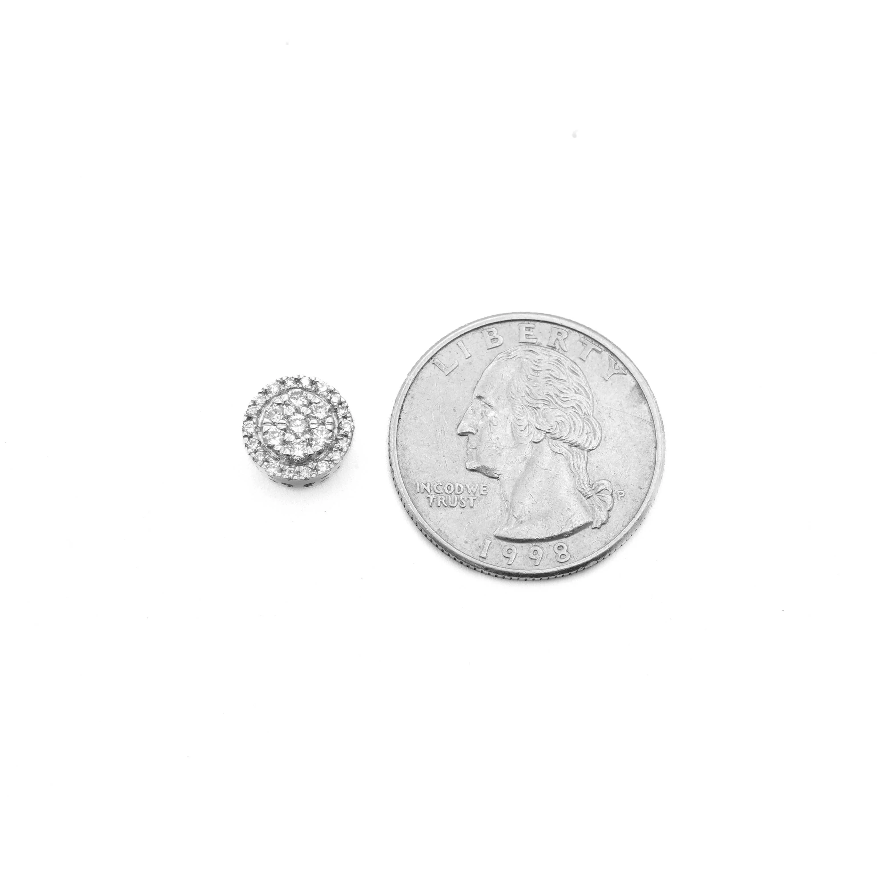 14K Gold Diamond Stud Earrings 0.75 CT - Image 8