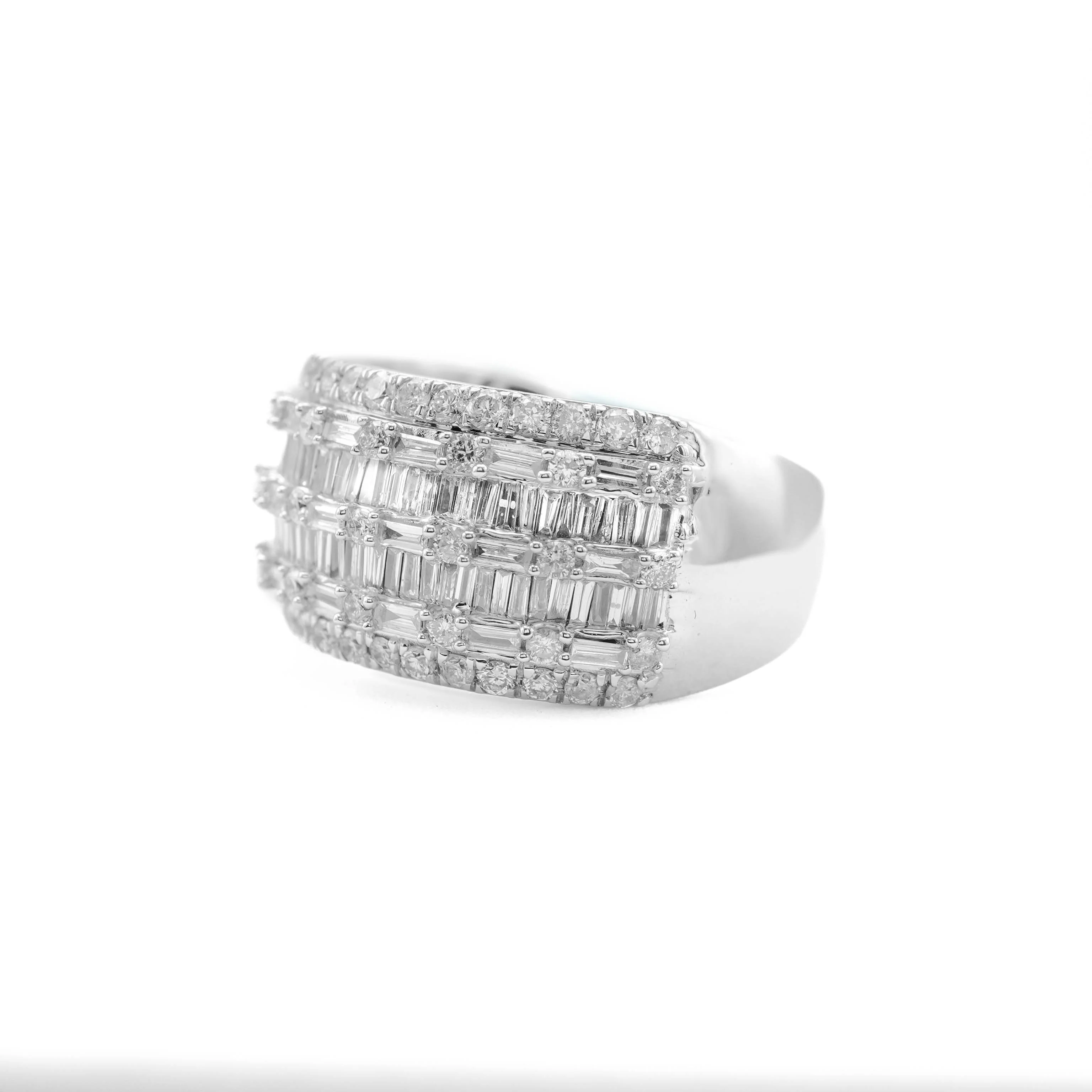 14K Gold Men's Diamond Ring 2.42 CT - Image 5