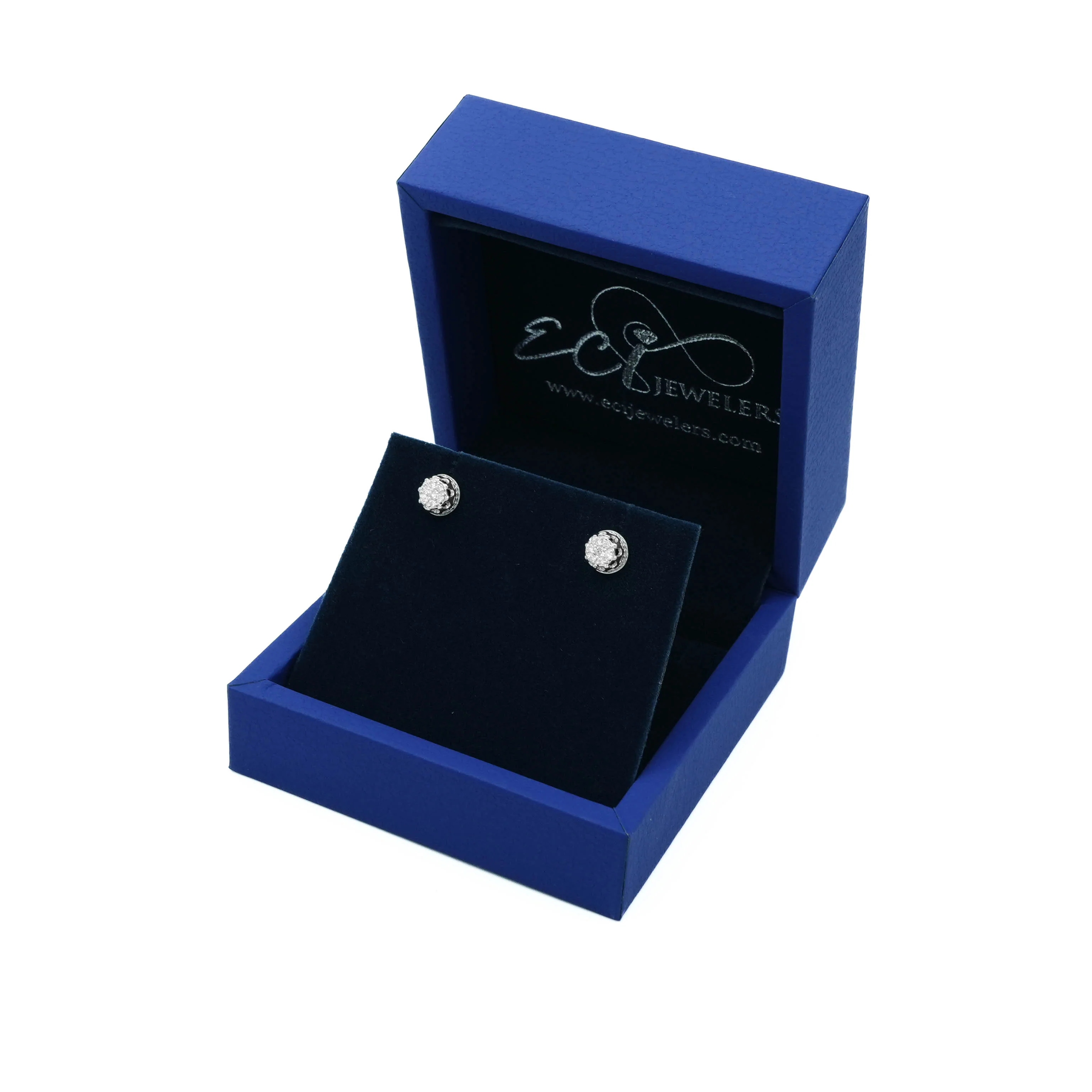 14K Gold Round Diamond Stud Earrings 0.25 CT - Image 7