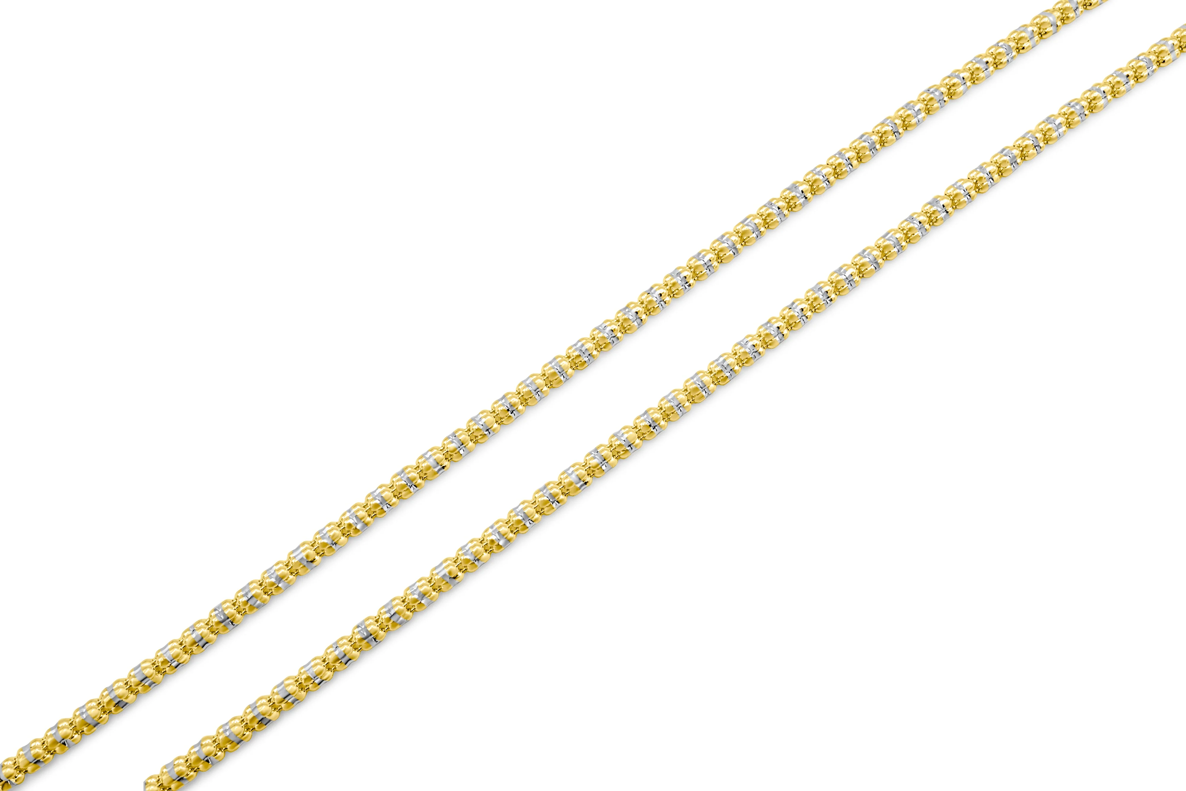 14K Ice Link Chain 2.5 mm - Image 4