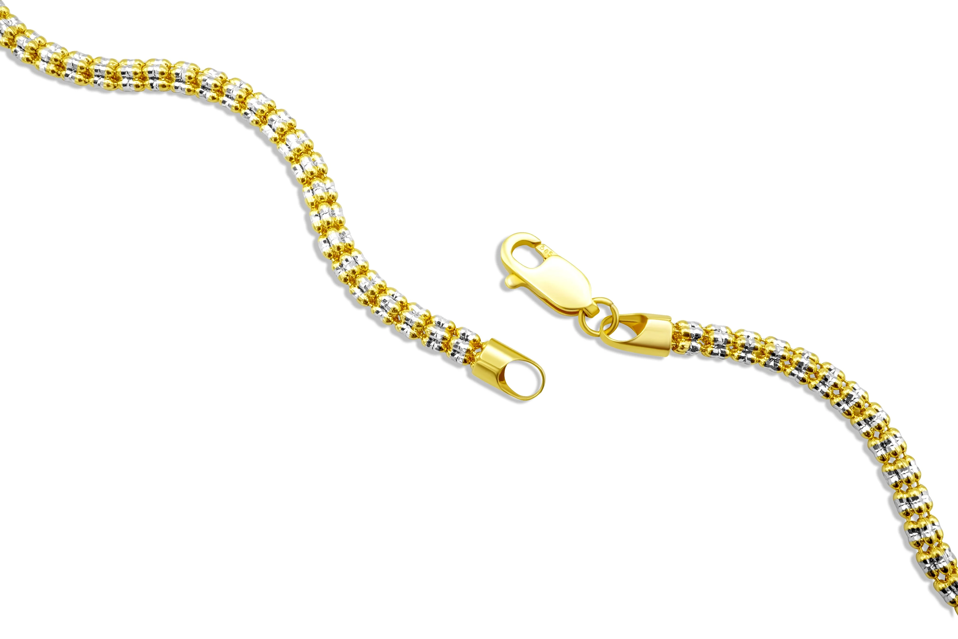 14K Ice Link Chain 4.5 mm - Image 3