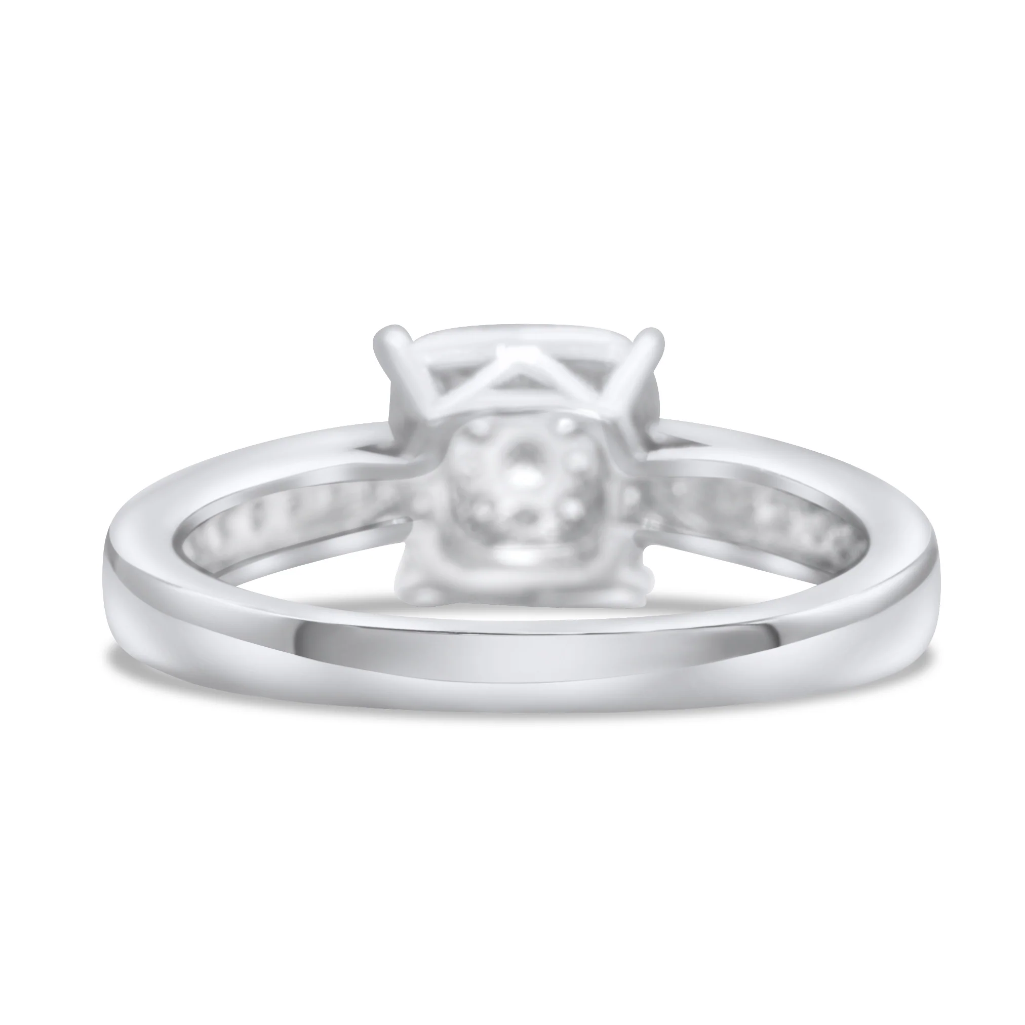 14K White Gold Ladies' Diamond Ring 0.52 CT - Image 4