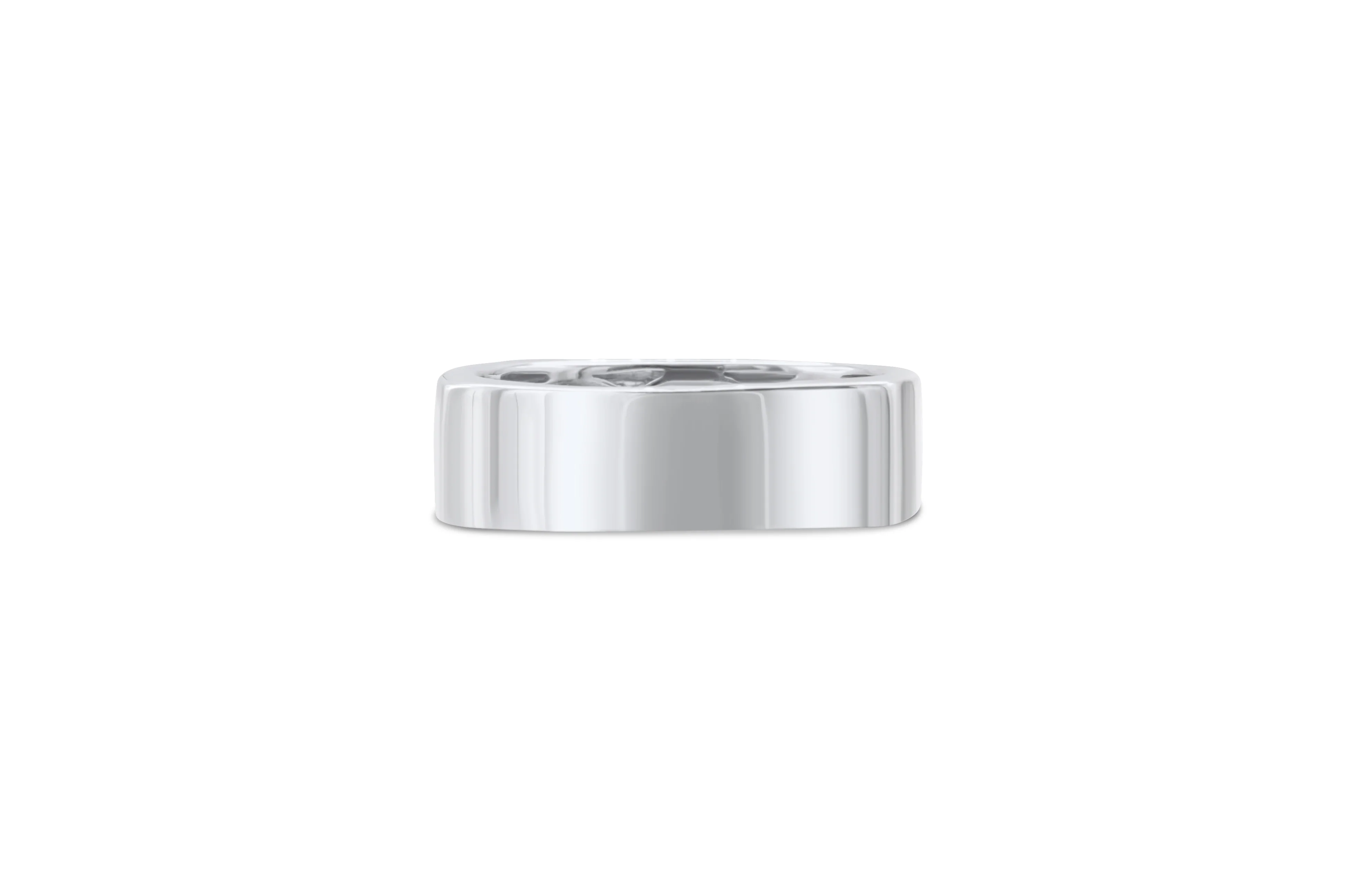 14K White Gold Men's Diamond Band 0.65 CT - Image 3