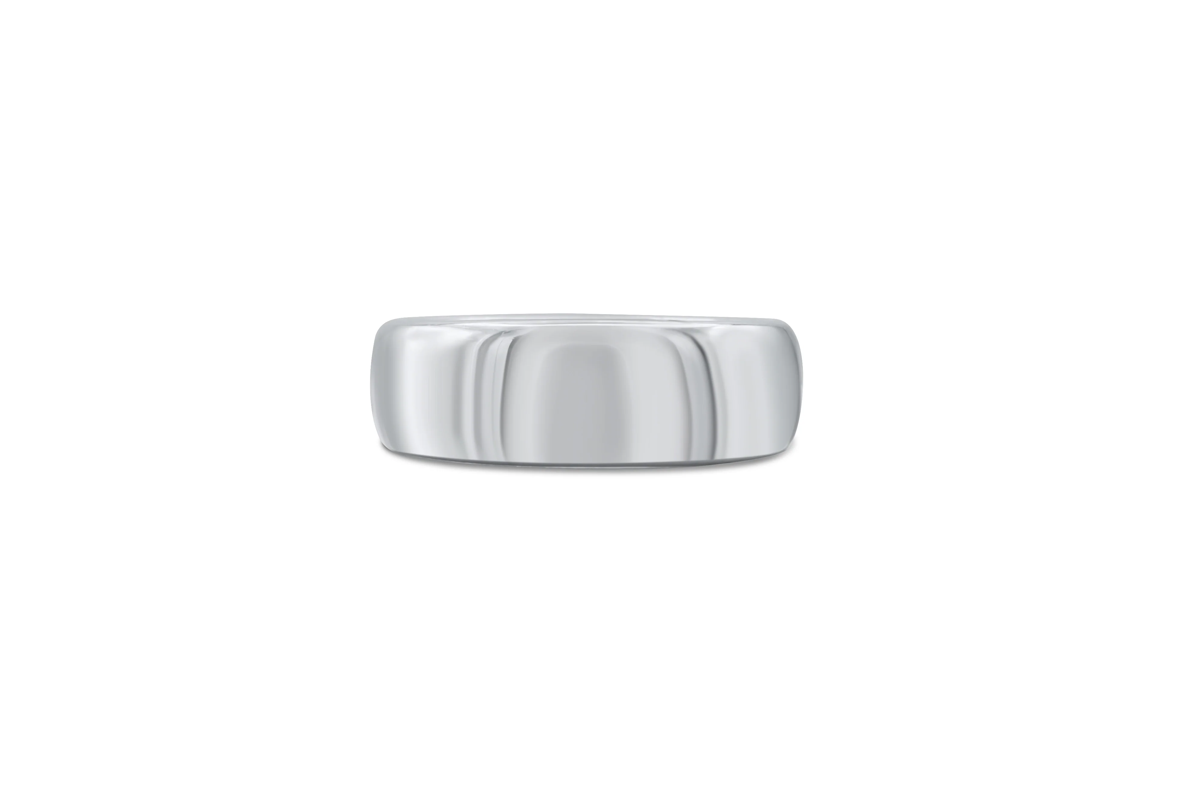 14K White Gold Men's Diamond Band 0.64 CT - Image 3