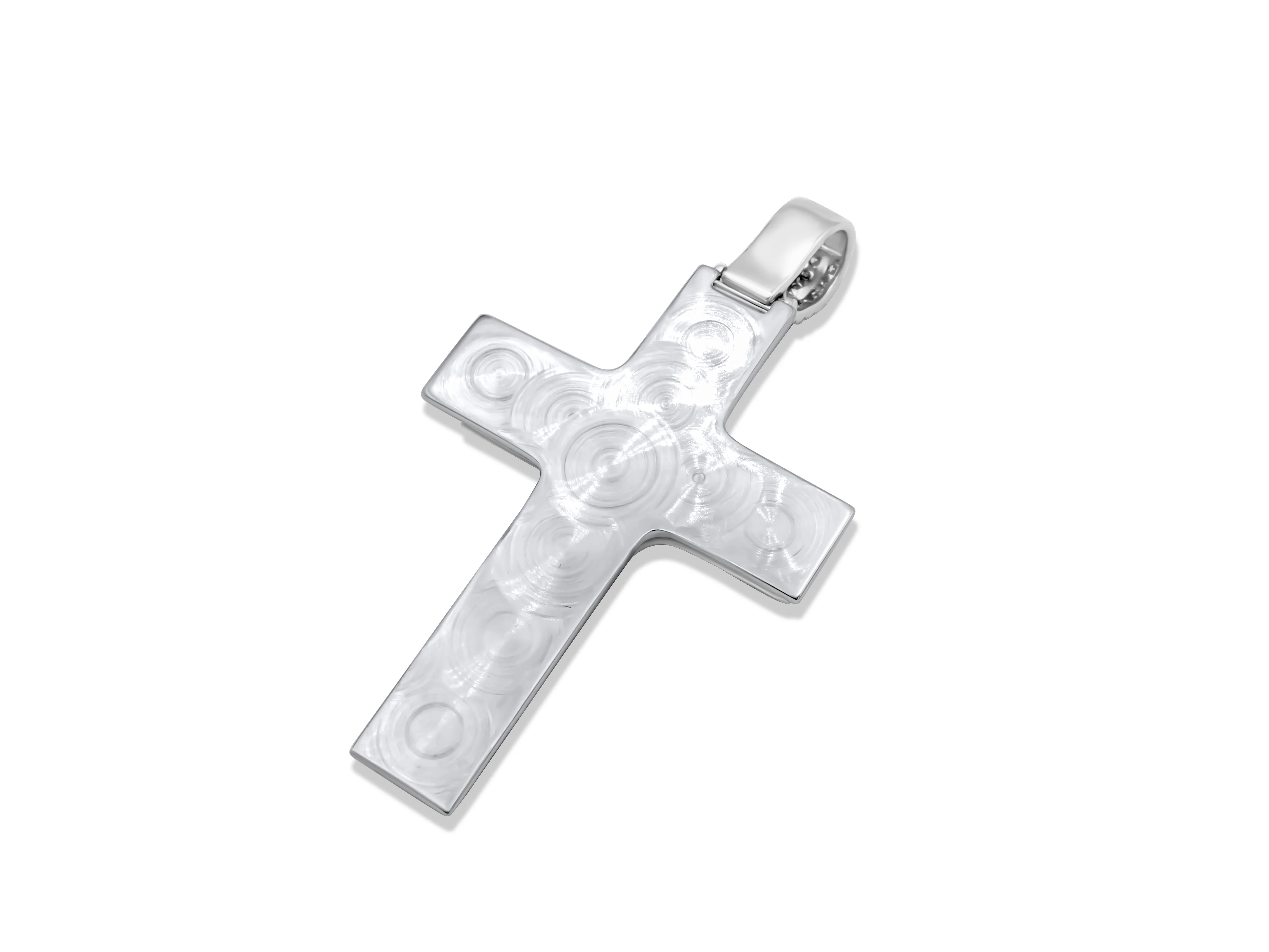 14K Gold Diamond Cross Pendant 3.76 CT - Image 7