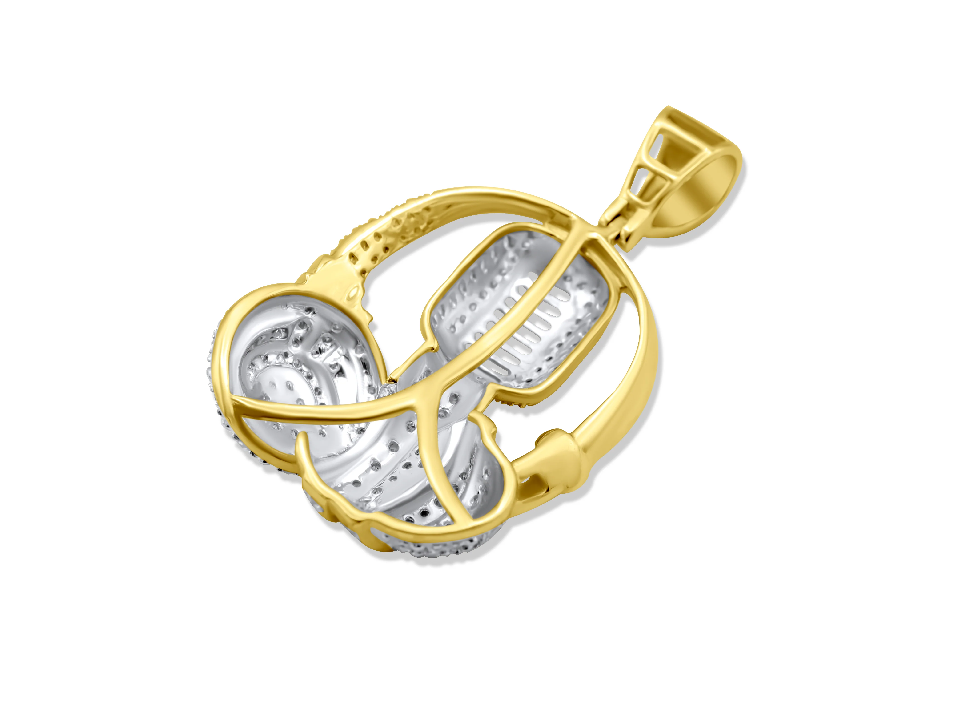 14k Yellow Gold Diamond Pendant 1.00 CT - Image 4