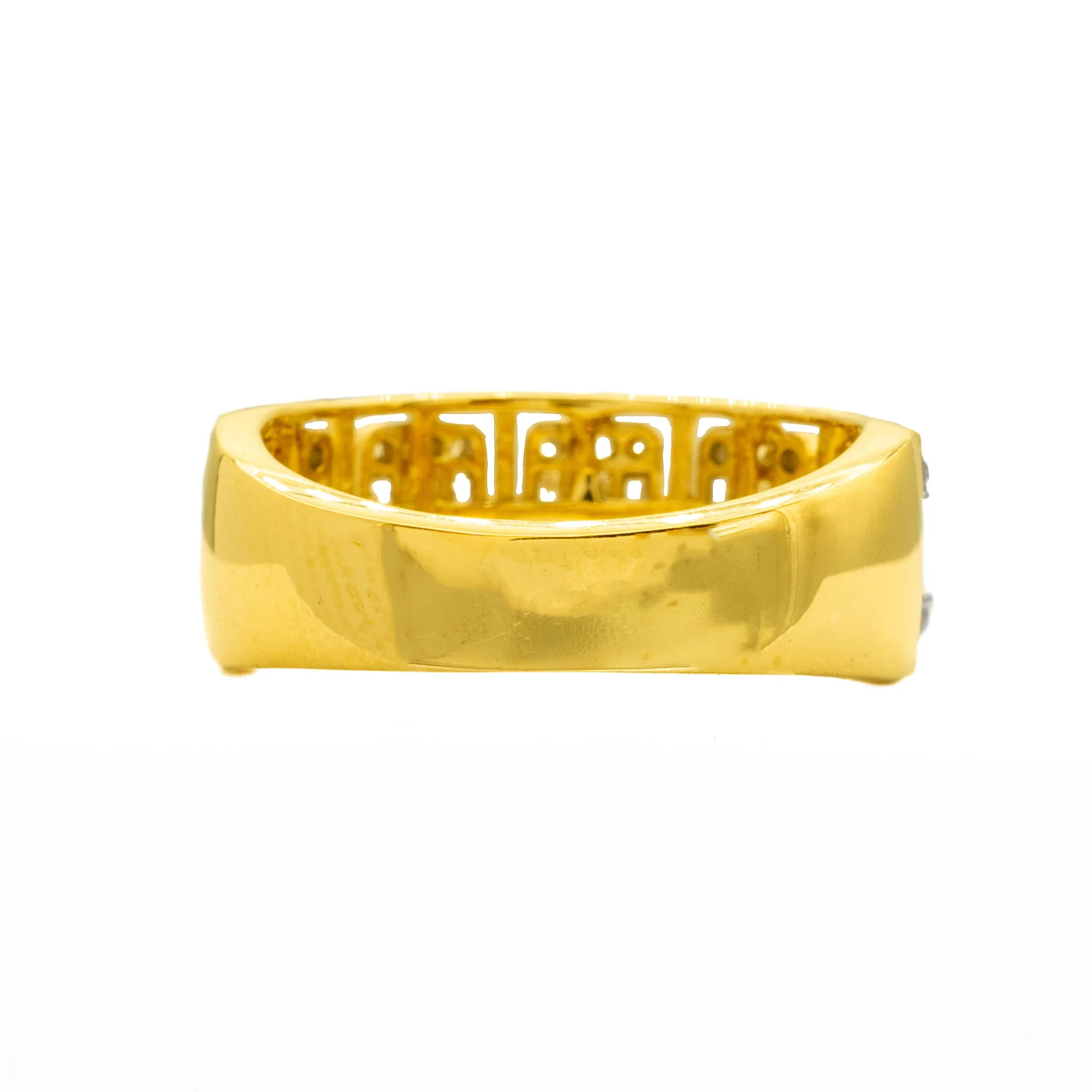 14K Yellow Gold Diamond Band 0.71 CT - Image 4