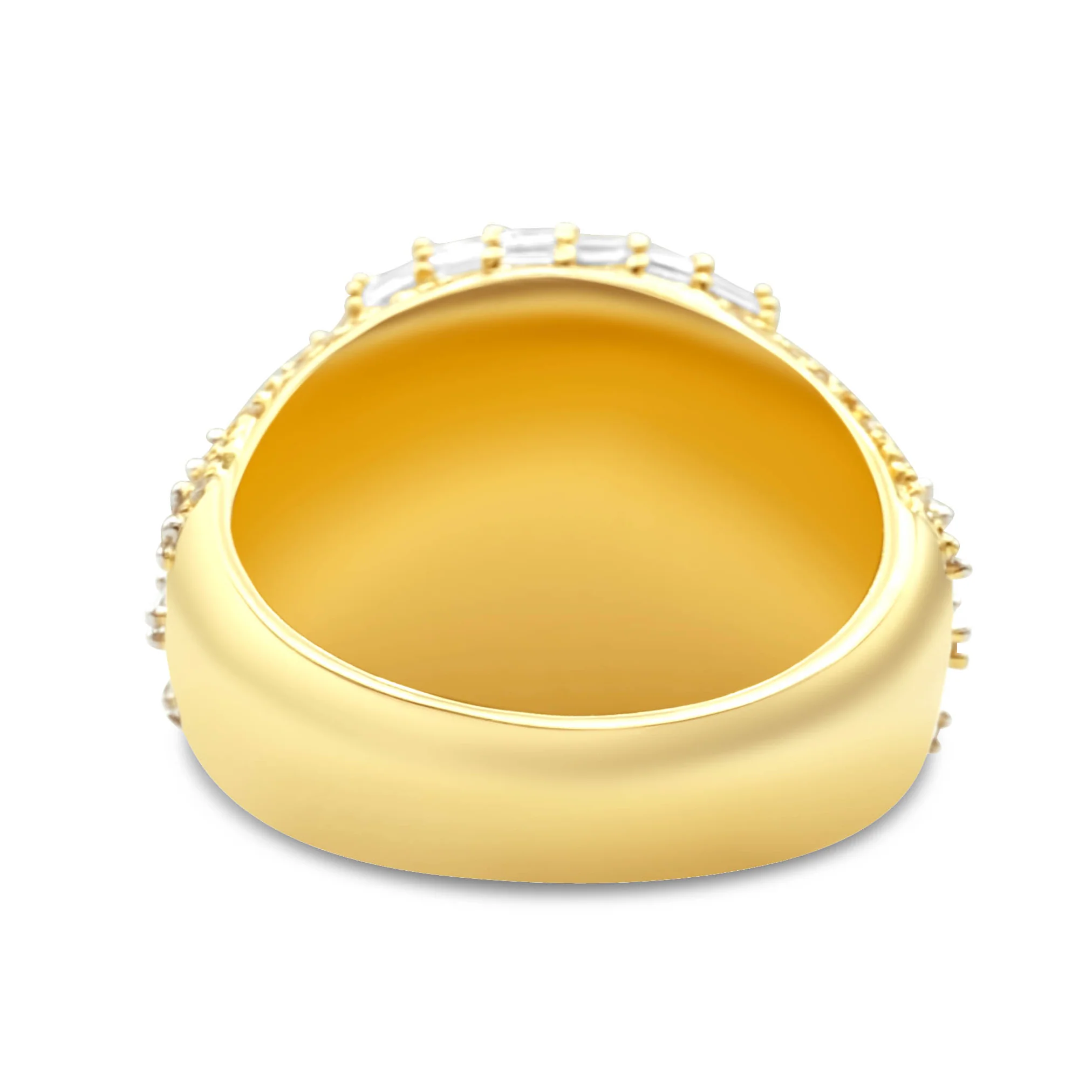 14K Yellow Gold Men's Diamond Ring 3.00 CT - Image 3