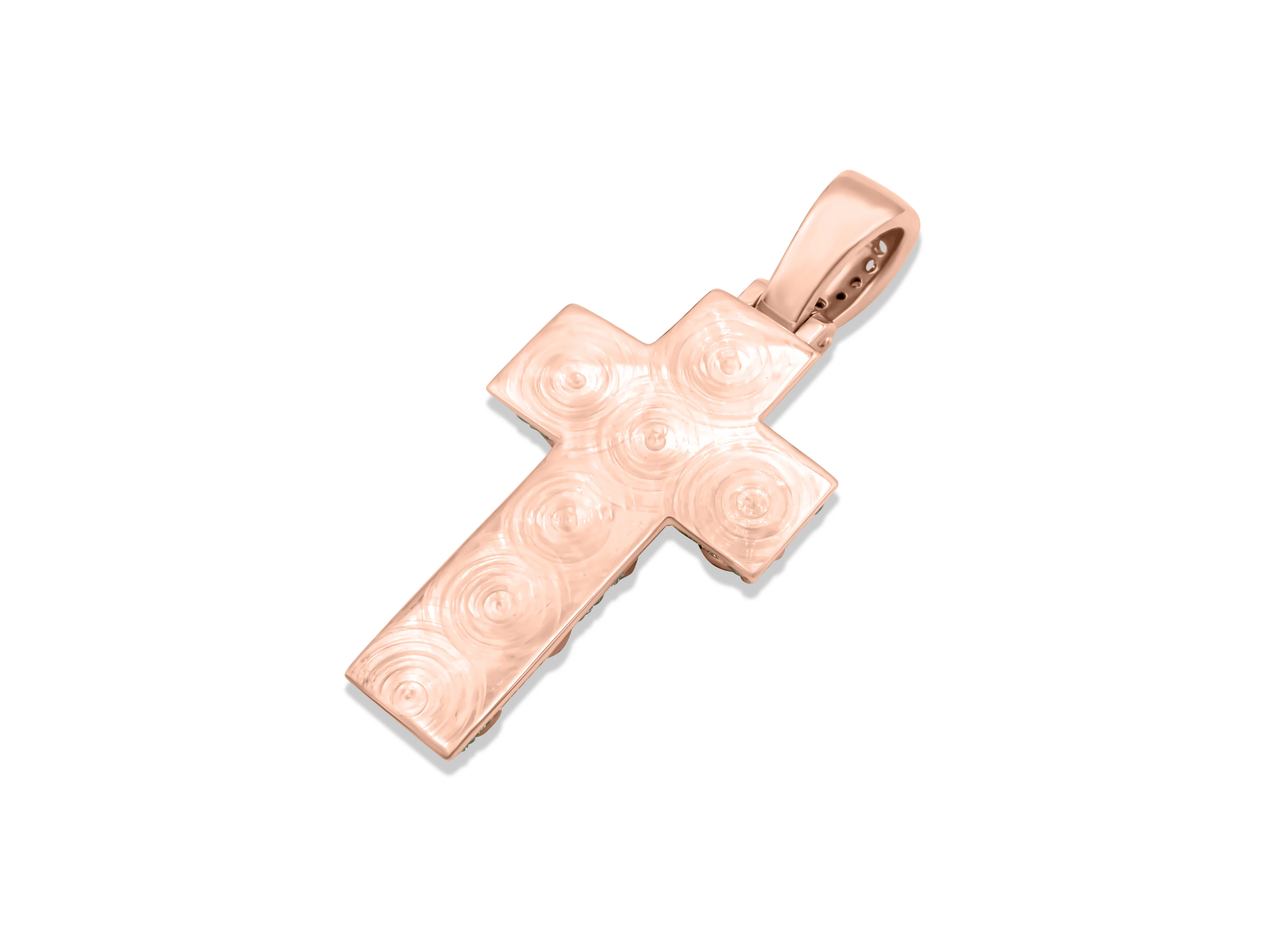 14K Gold Diamond Cross Pendant 2.15 CT - Image 8
