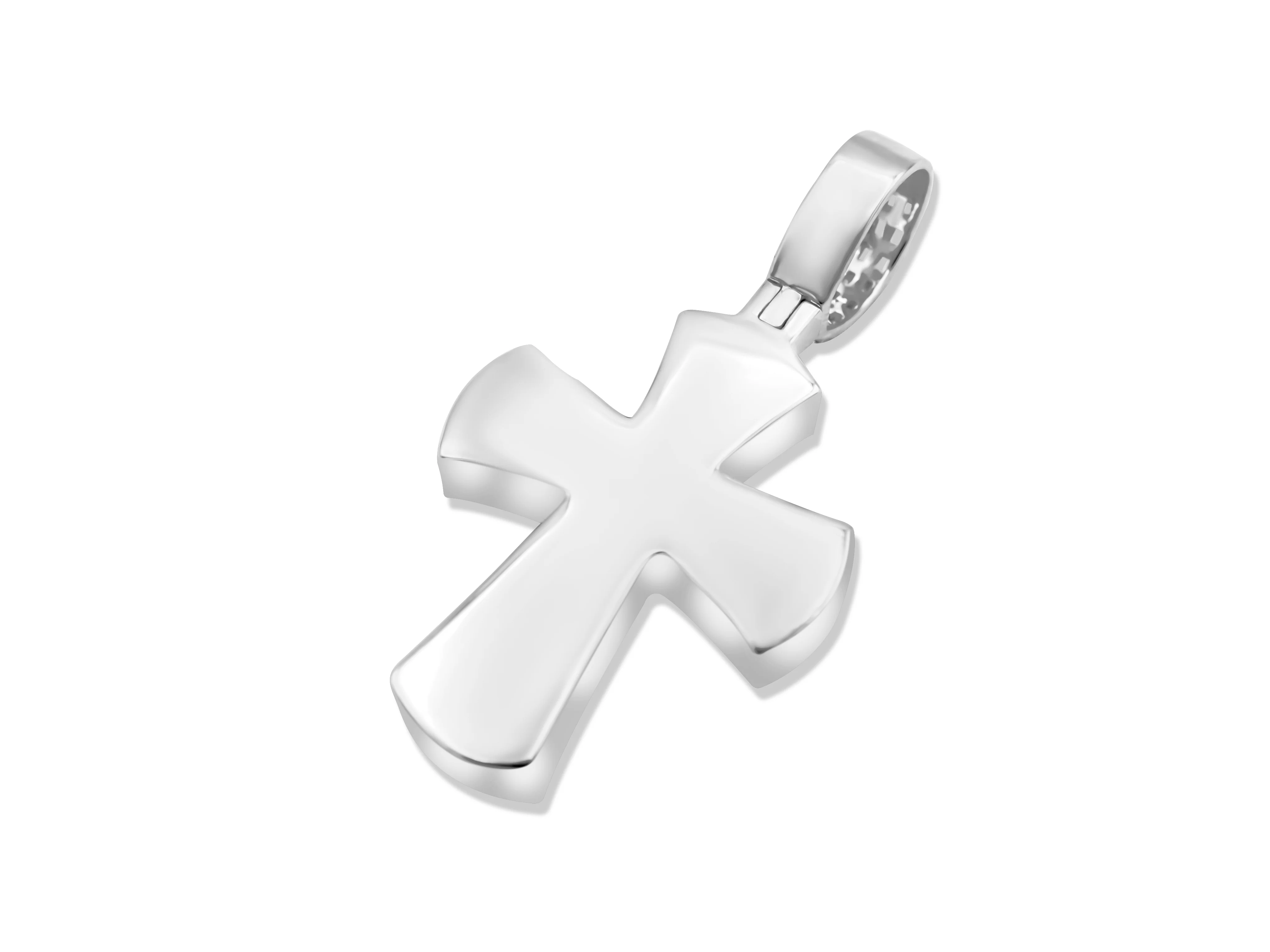 14K Gold Diamond Cross Pendant 1.43 CT - Image 8