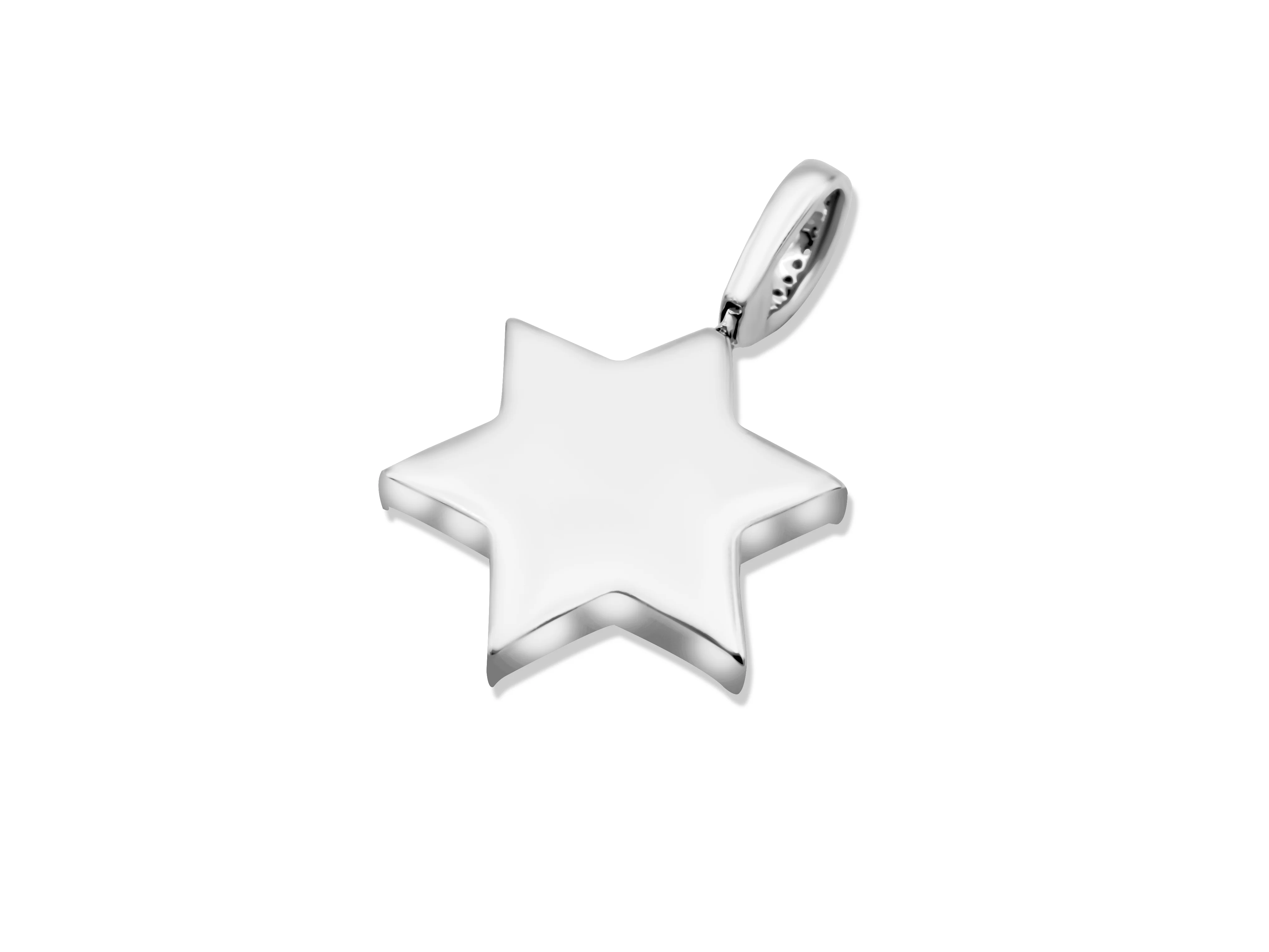 14K Gold Diamond Star Pendant 0.38 CT - Image 8