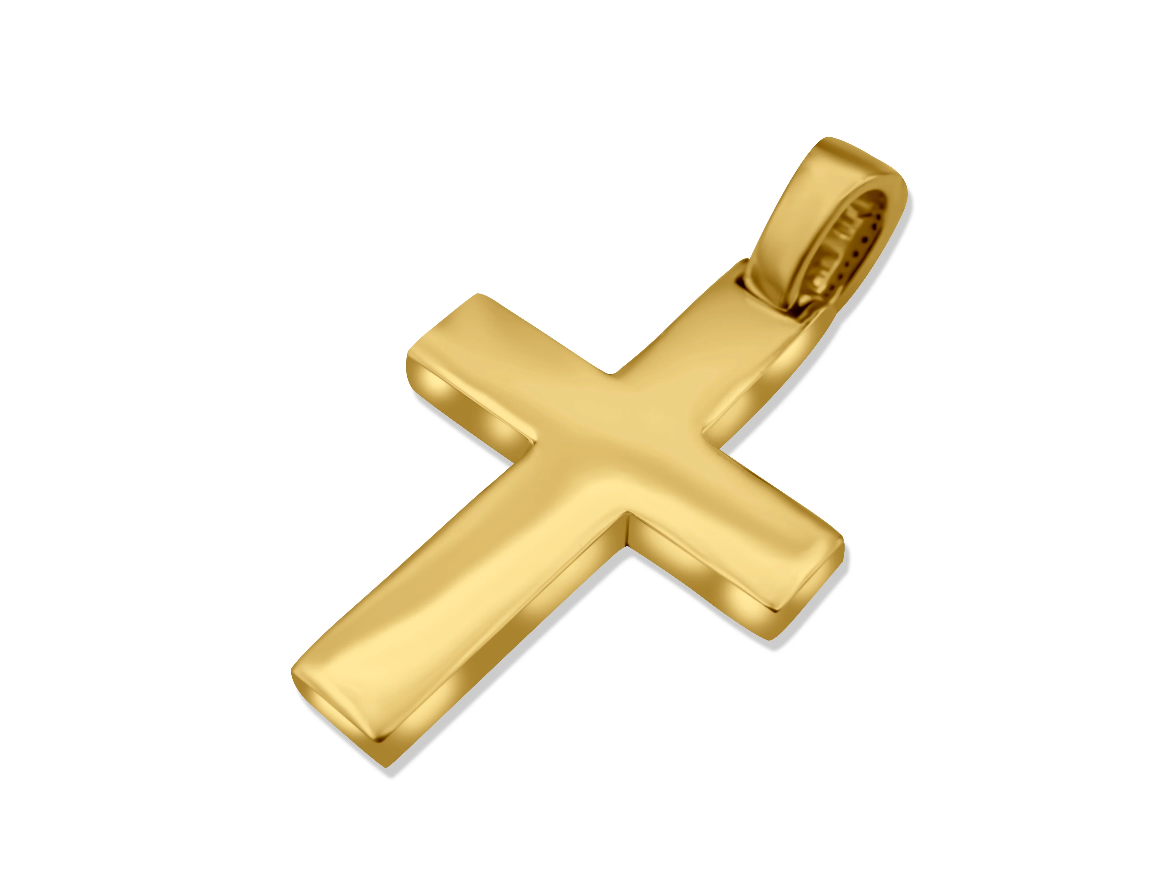 14K Gold Diamond Cross Pendant 1.80 CT - Image 4