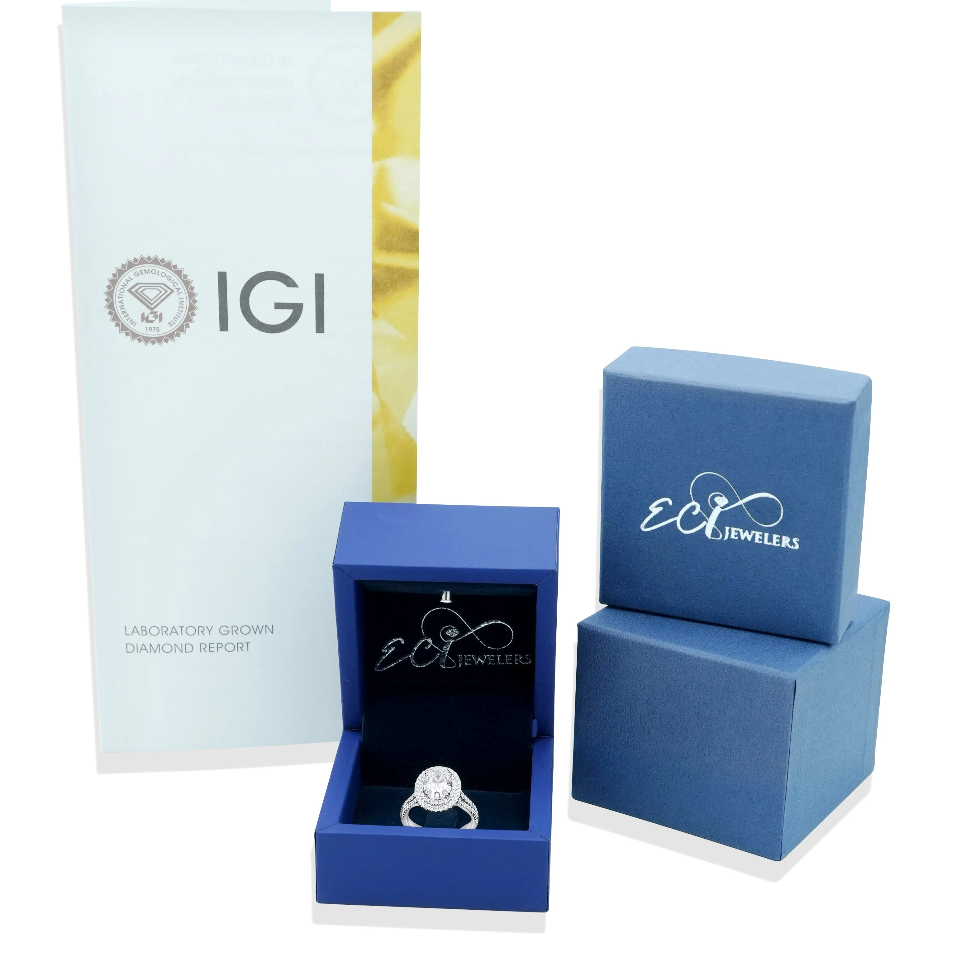 18K White Gold Engagement Ring 2.48 CT - Image 2