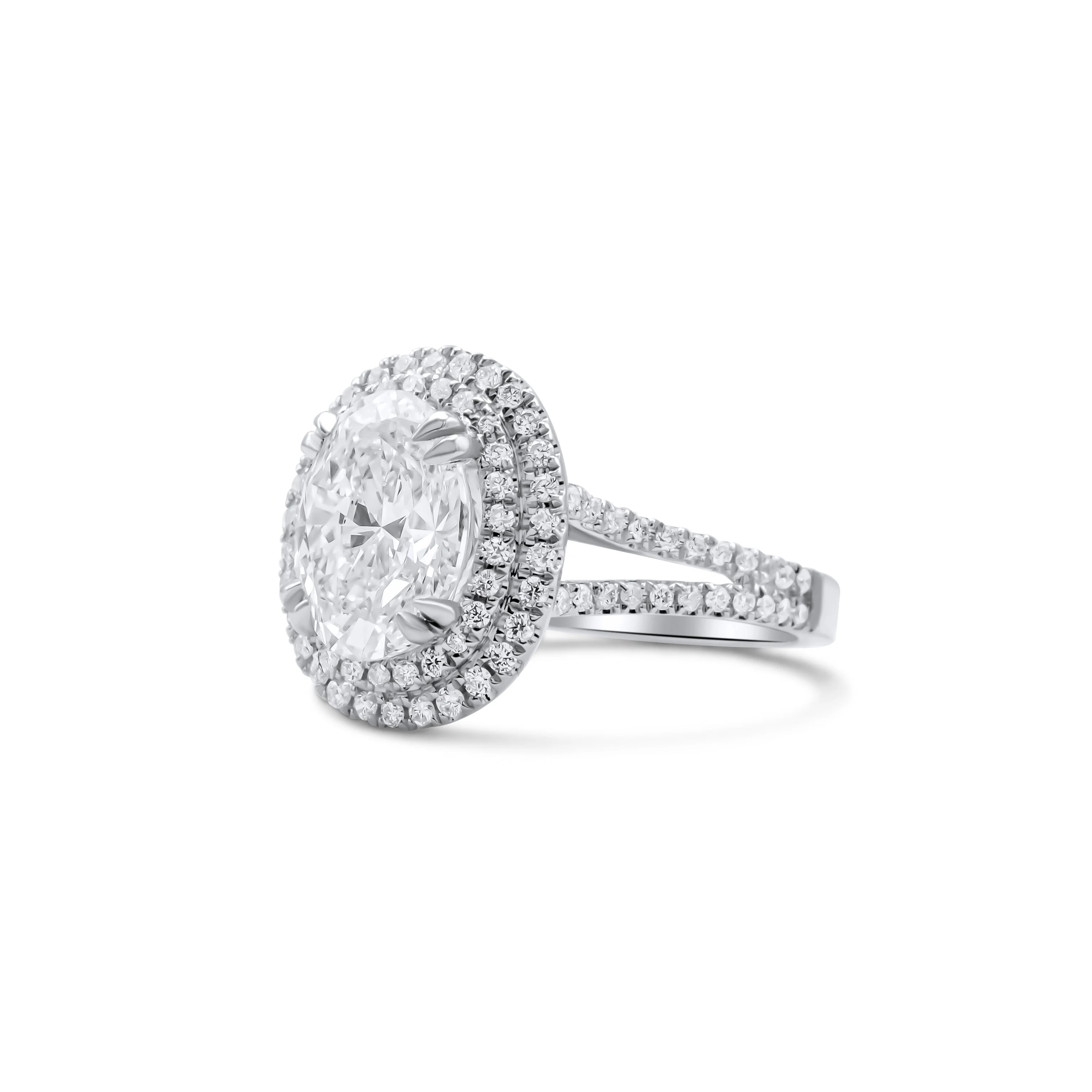 18K White Gold Engagement Ring 2.48 CT - Image 3