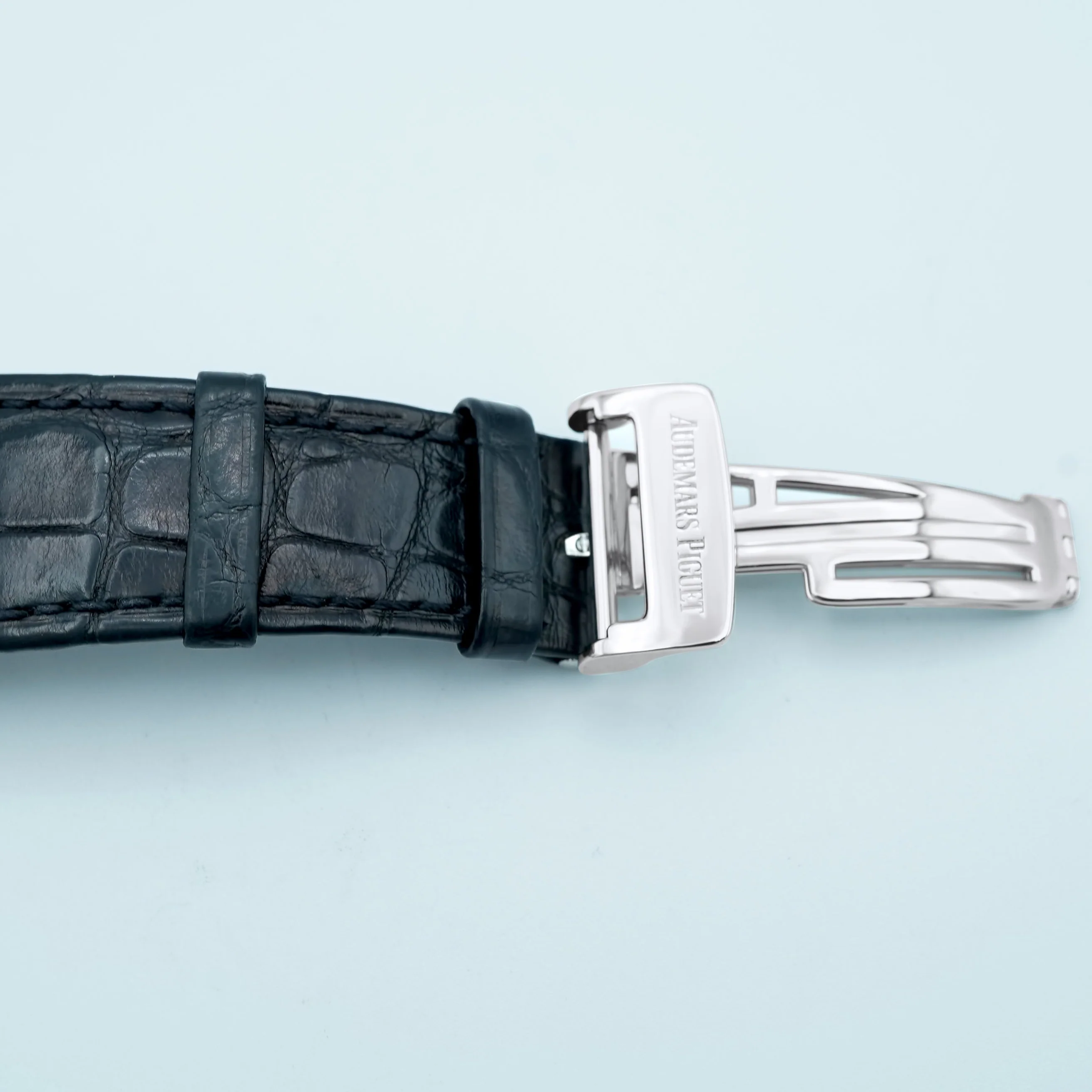 Audemars Piguet 15350ST.OO.D002CR.01 Millenary 4101 Black Dial Stainless Steel Leather Strap 2014 - Image 7