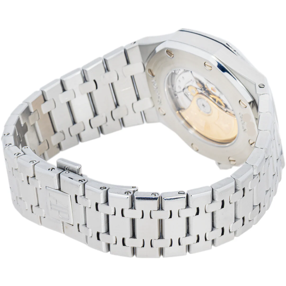 Audemars Piguet  15400ST.OO.1220ST.03 Royal Oak Blue Dial Stainless Steel Box and Archives 2012 - Image 4