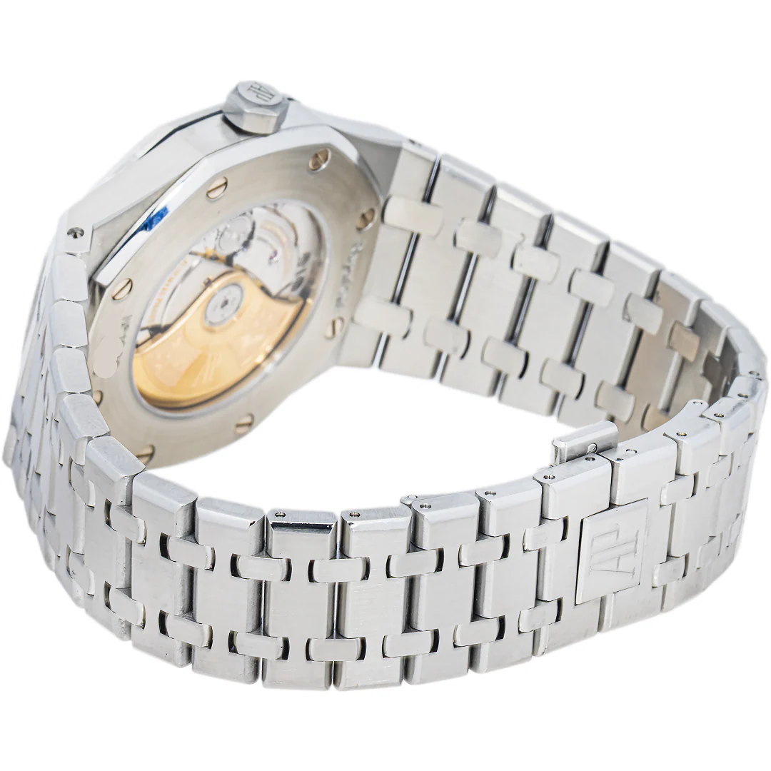 Audemars Piguet  15400ST.OO.1220ST.03 Royal Oak Blue Dial Stainless Steel Box and Archives 2012 - Image 5
