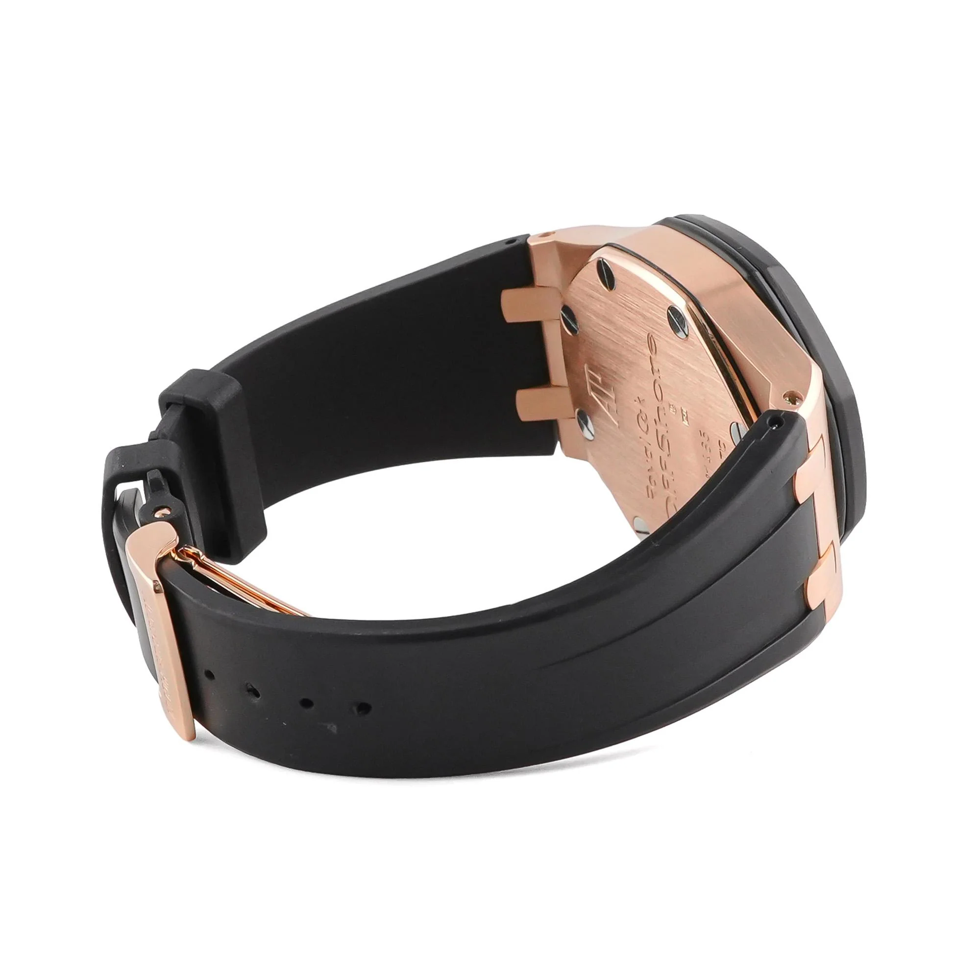Audemars Piguet 25940.OK.O.D002.CA.01 Royal Oak Offshore Chronograph 18K Rose Gold 42 mm Gray Dial Rubber Strap Box and Papers 2003 - Image 6