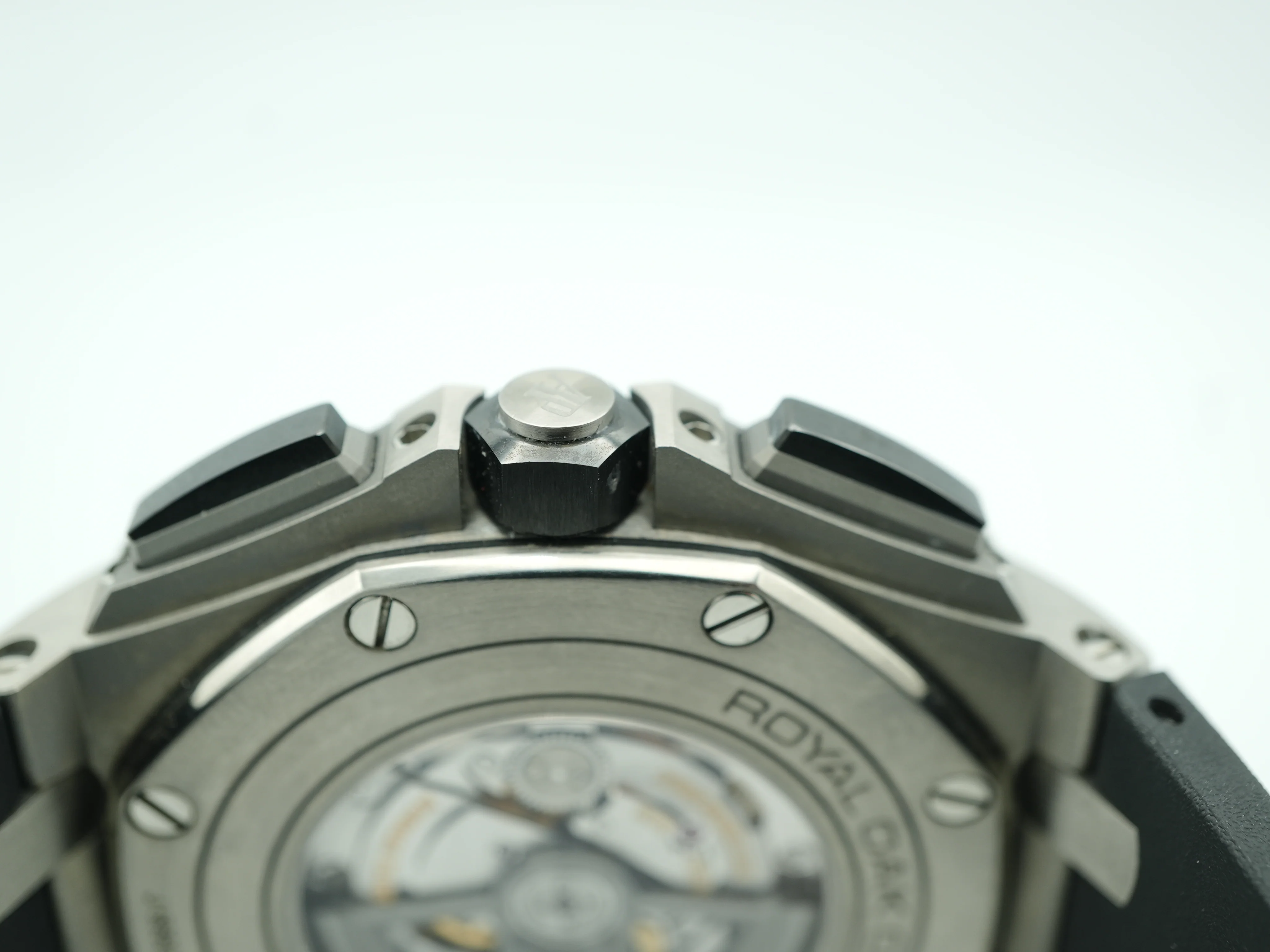 Audemars Piguet Royal Oak Offshore Chronograph Titanium Slate-Grey Dial Rubber Bracelet Complete Set 2017 - Image 8