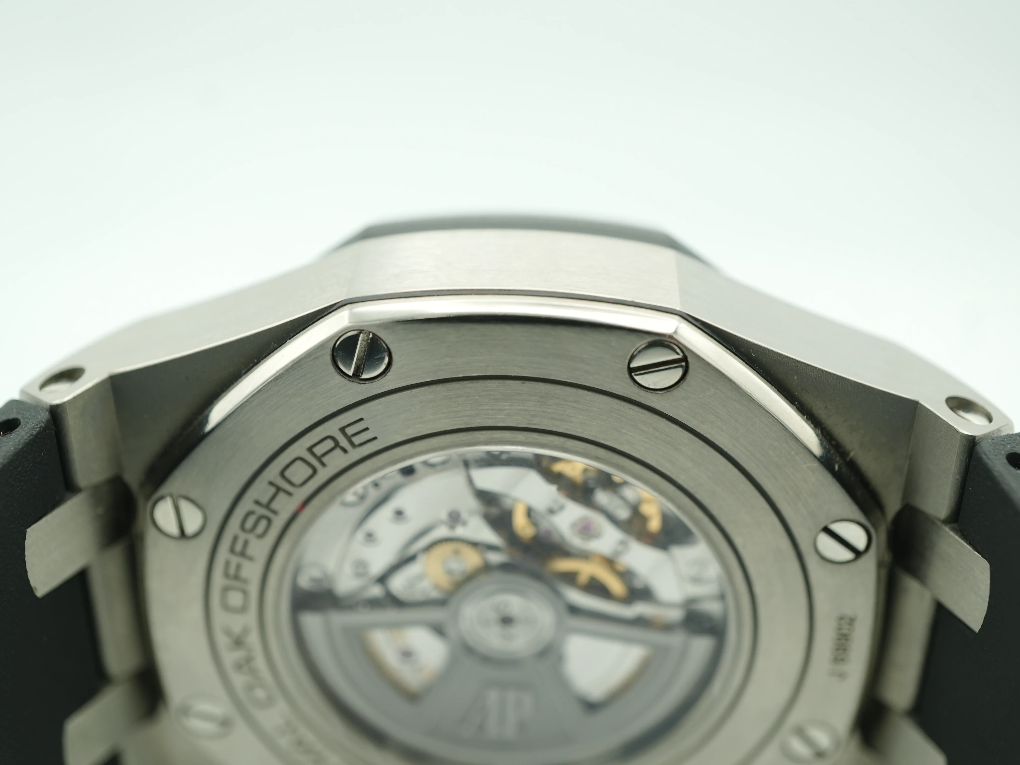 Audemars Piguet Royal Oak Offshore Chronograph Titanium Slate-Grey Dial Rubber Bracelet Complete Set 2017 - Image 9